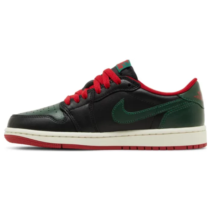 Wmns Jordan 1 Retro Low OG 'Black/Gorge Green' - Image 5