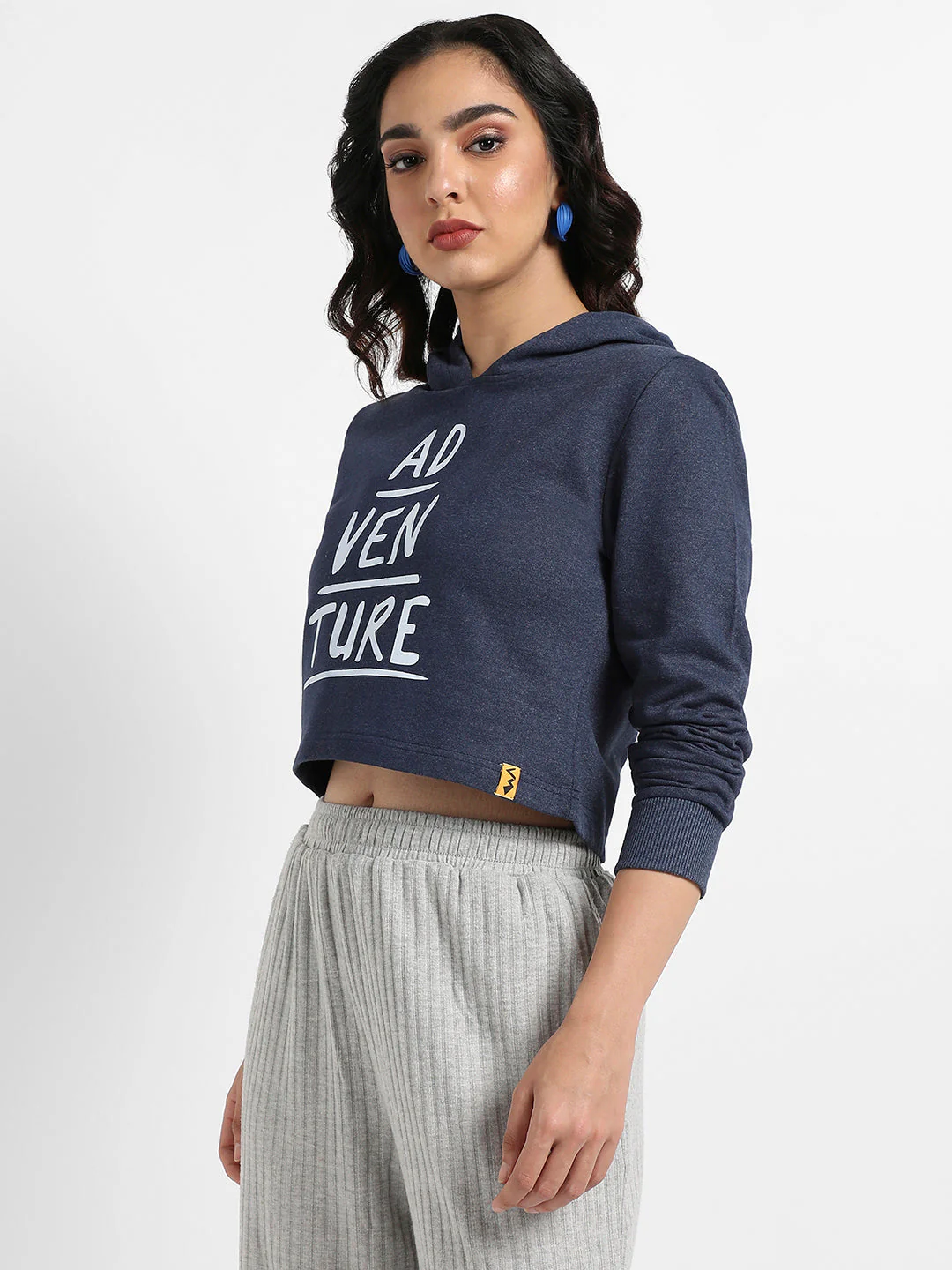 Adventure Pullover Cropped Hoodie - Image 3