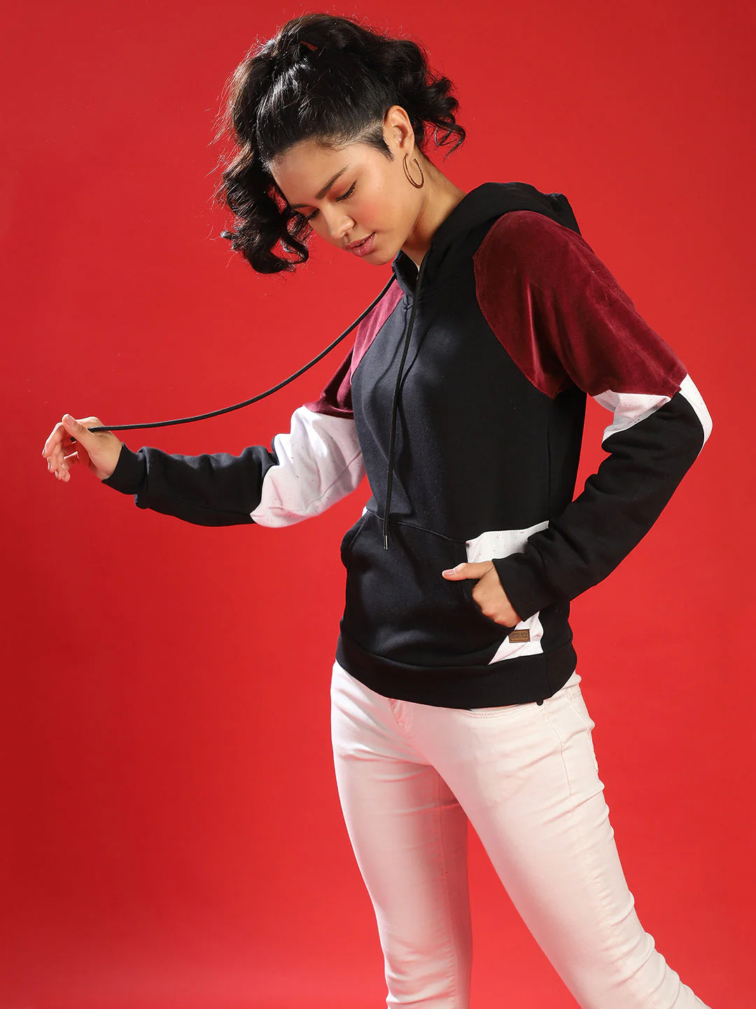 Color Block Hoodie - Image 3