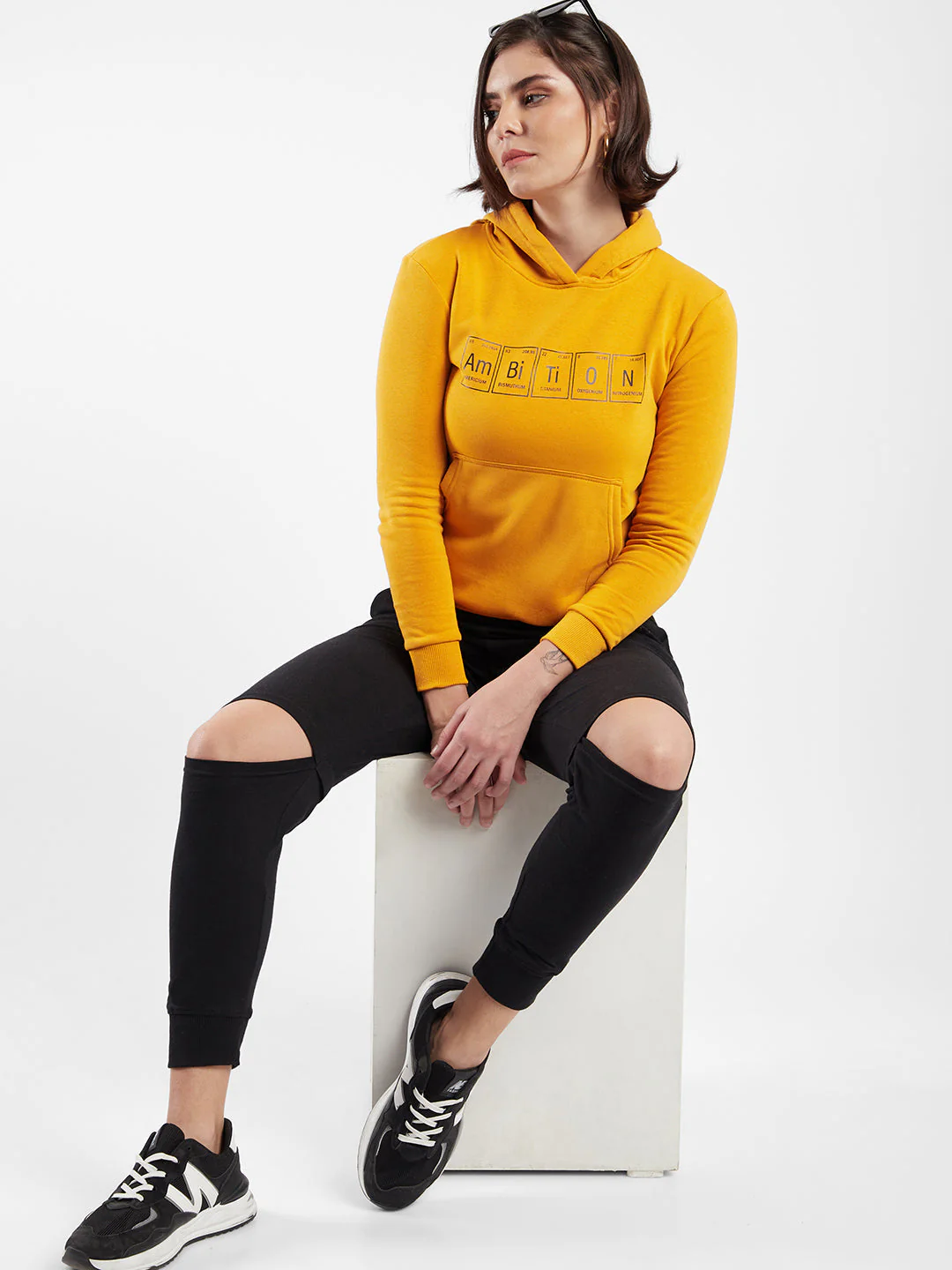 Cs Printed Stylish Casual Hooded Sweatshirt - Image 4