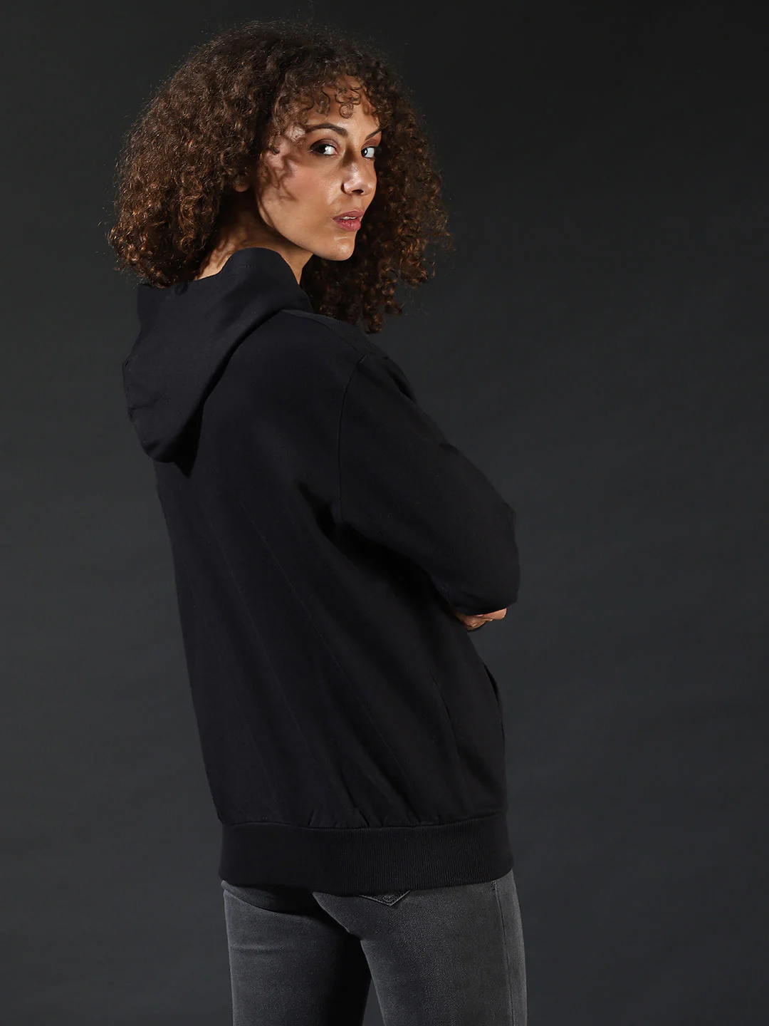Front Pocket Printed Hoodie - Image 5