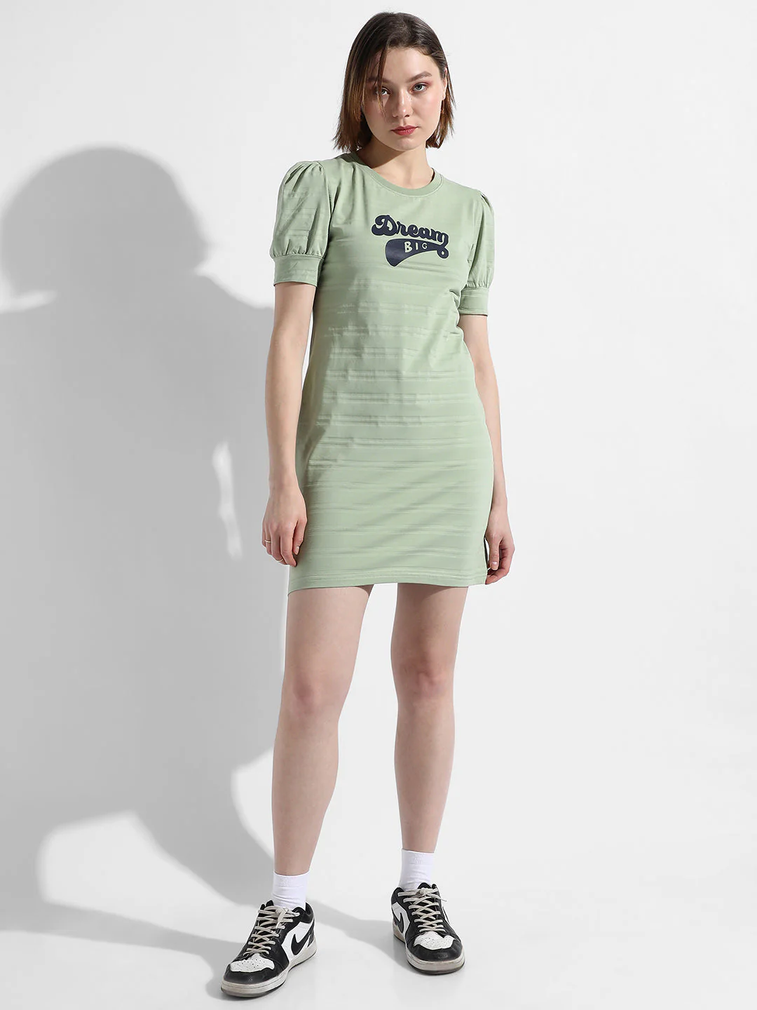 Green Printed Dress - Image 5