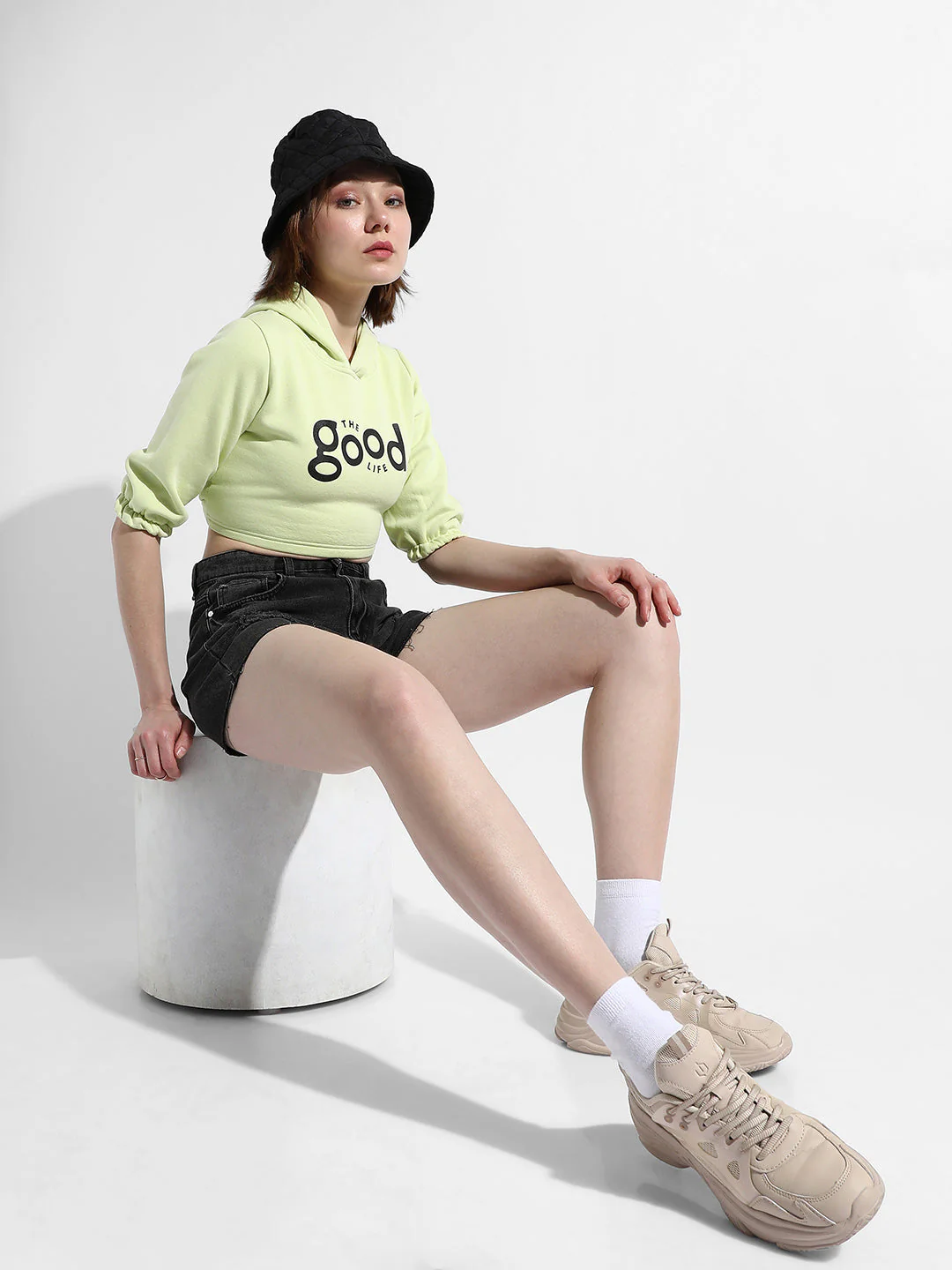 Lime Green Printed Top - Image 6