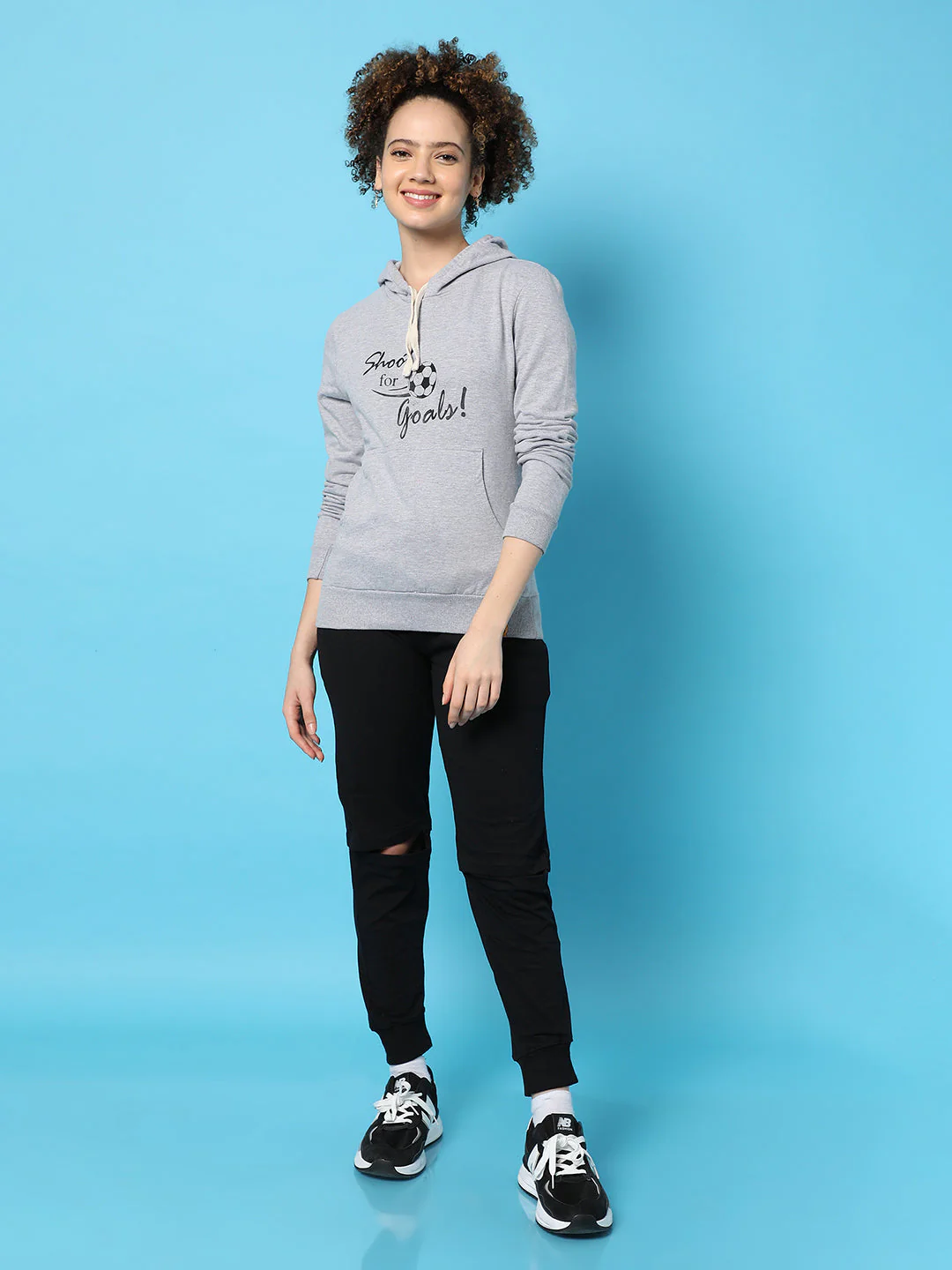 Printed Casual Hooded Sweatshirts - Image 6