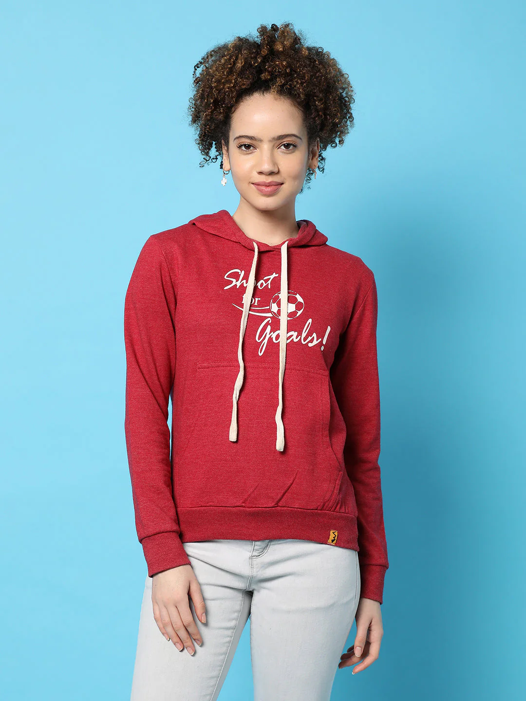 Printed Casual Hooded Sweatshirts - Image 2