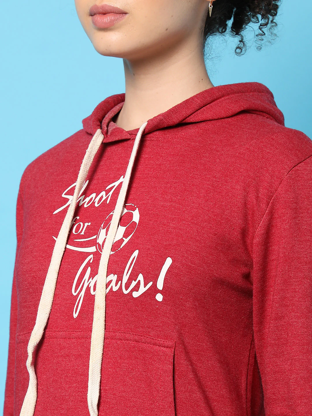 Printed Casual Hooded Sweatshirts - Image 5