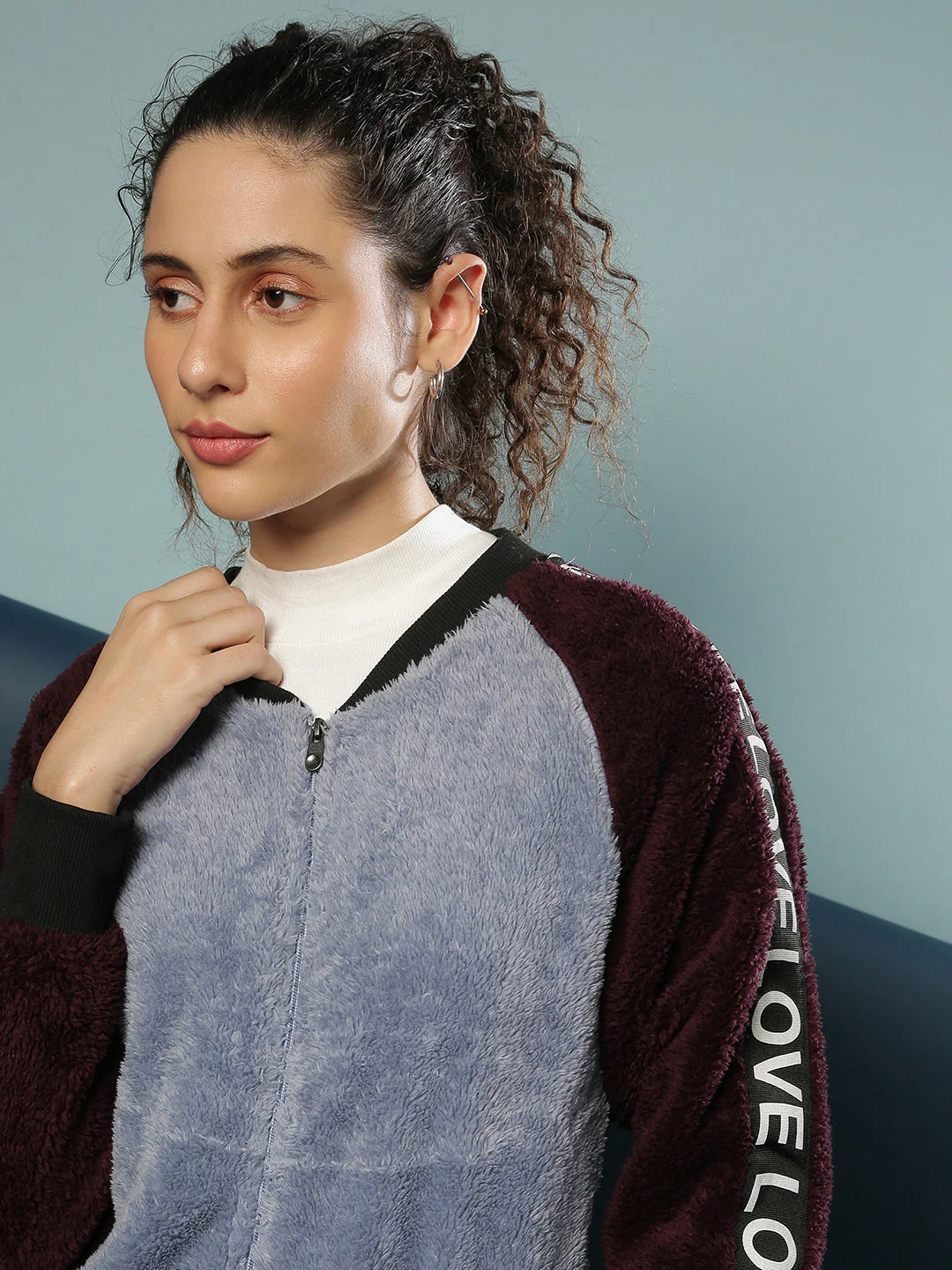 Printed Fur Jacket - Image 6