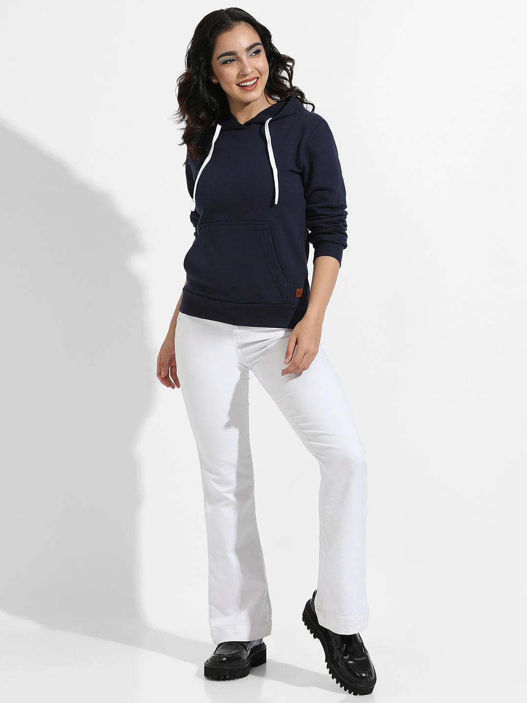 Pullover Hoodie With Kangaroo Pockets - Image 5
