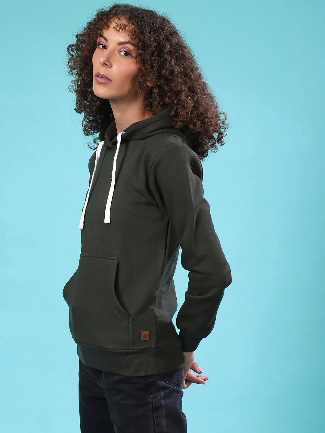 Pullover Hoodie With Kangaroo Pockets - Image 3