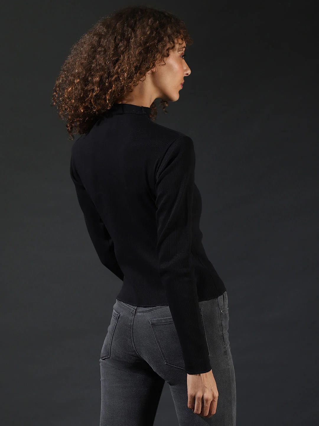 Ribbed Knit Sweater - Image 4