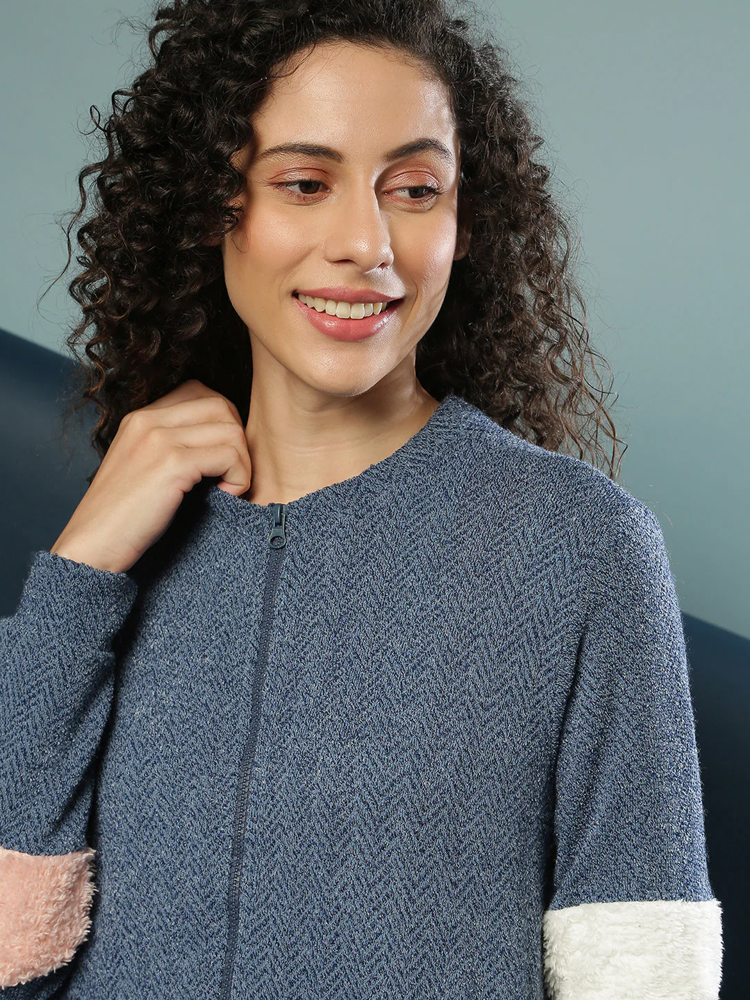 Self-Design Herringbone Jacket - Image 6
