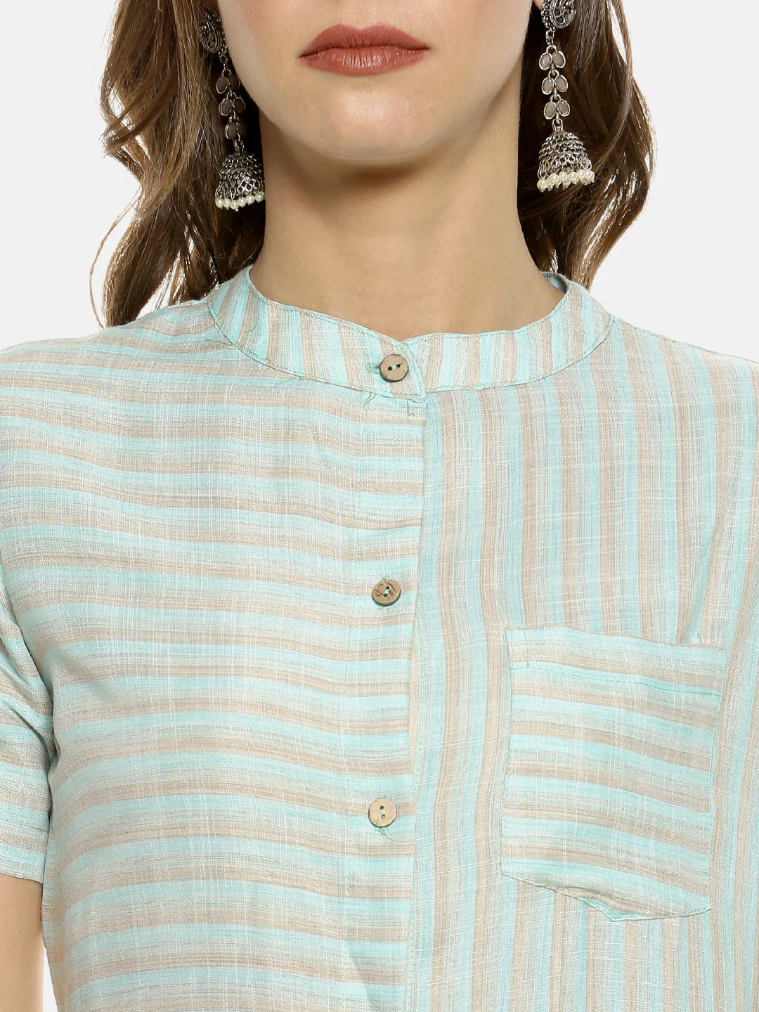 Shadow Striped Kurta - Image 4