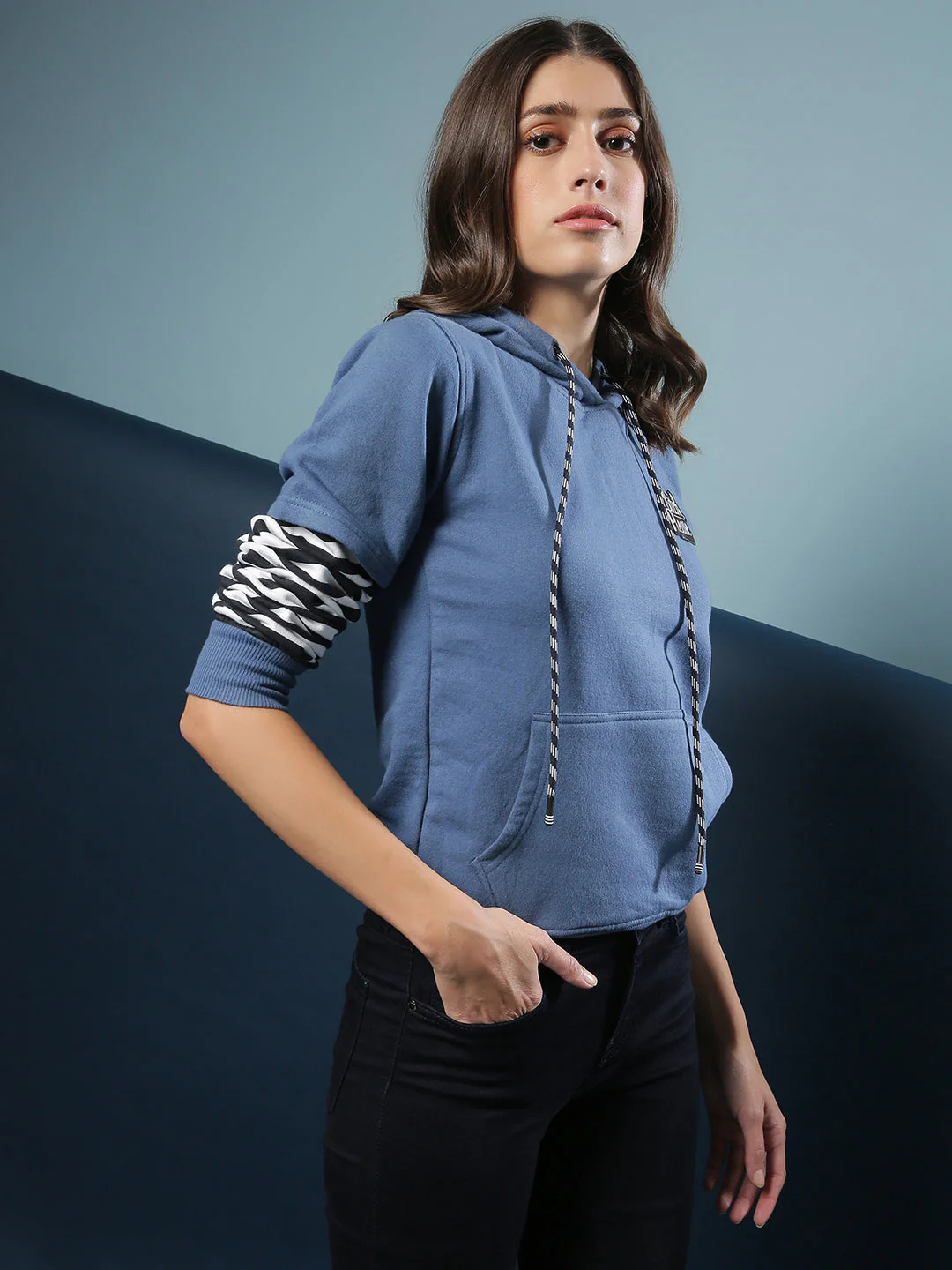 Side Striped Hoodie - Image 4