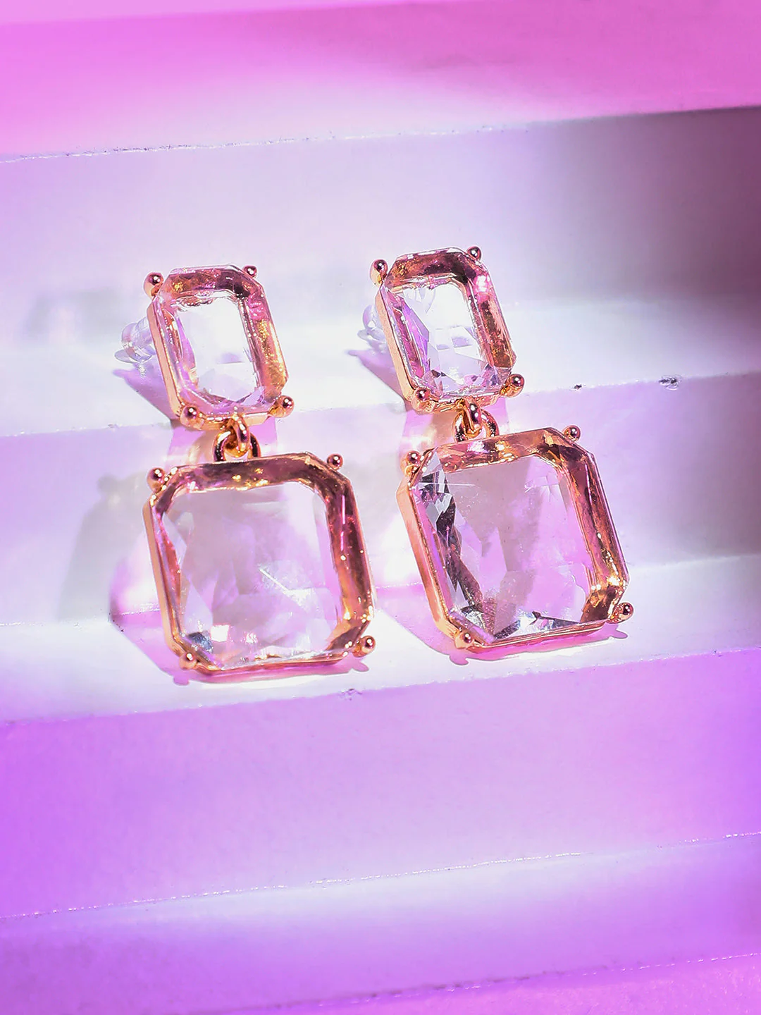 Gold Plated Designer Casual Drop Earring