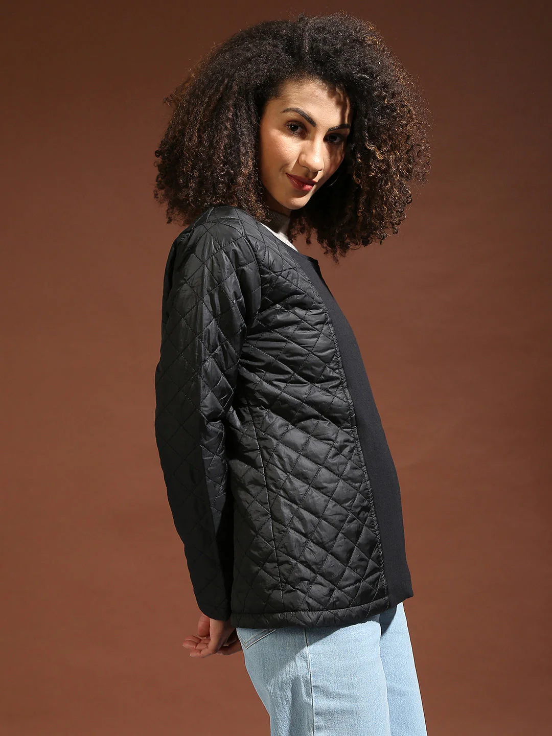 Solid Bomber Jacket - Image 3
