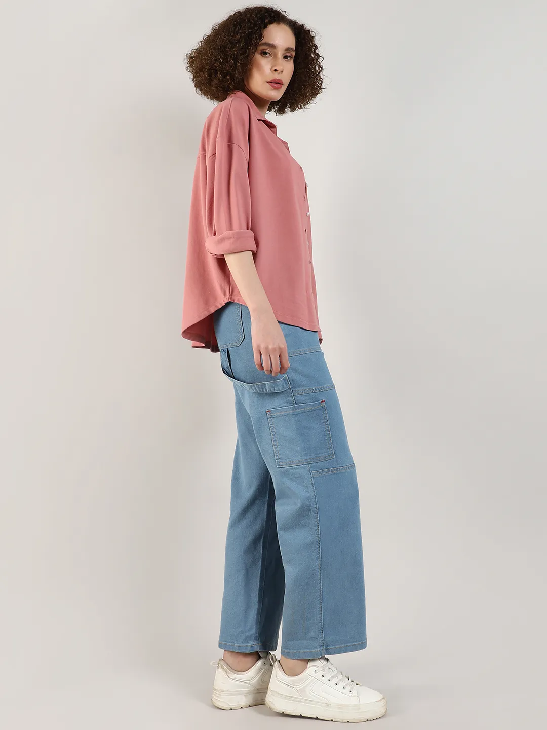 Solid Boxy Shirt - Image 5