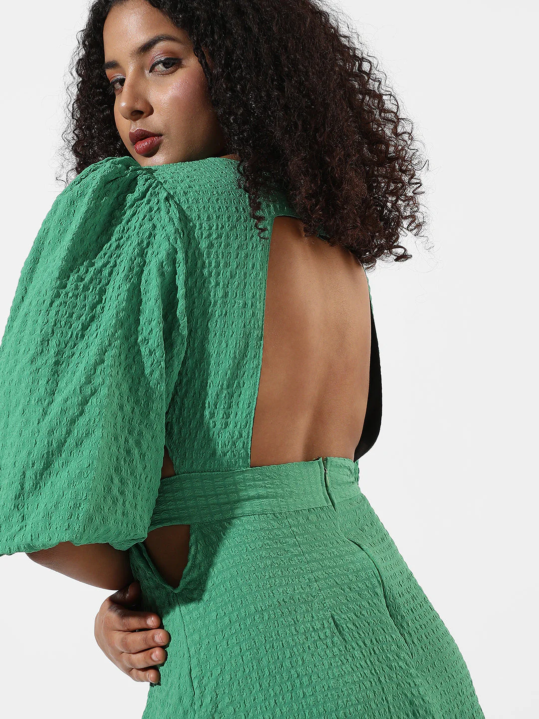 Solid Dress With Cutout Detail - Image 4
