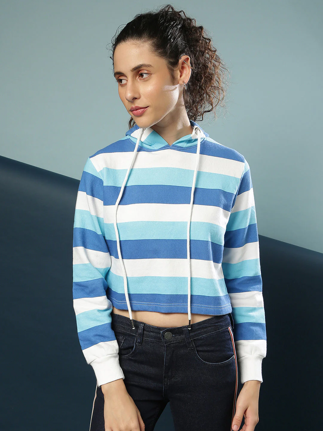 Striped Hoodie - Image 2