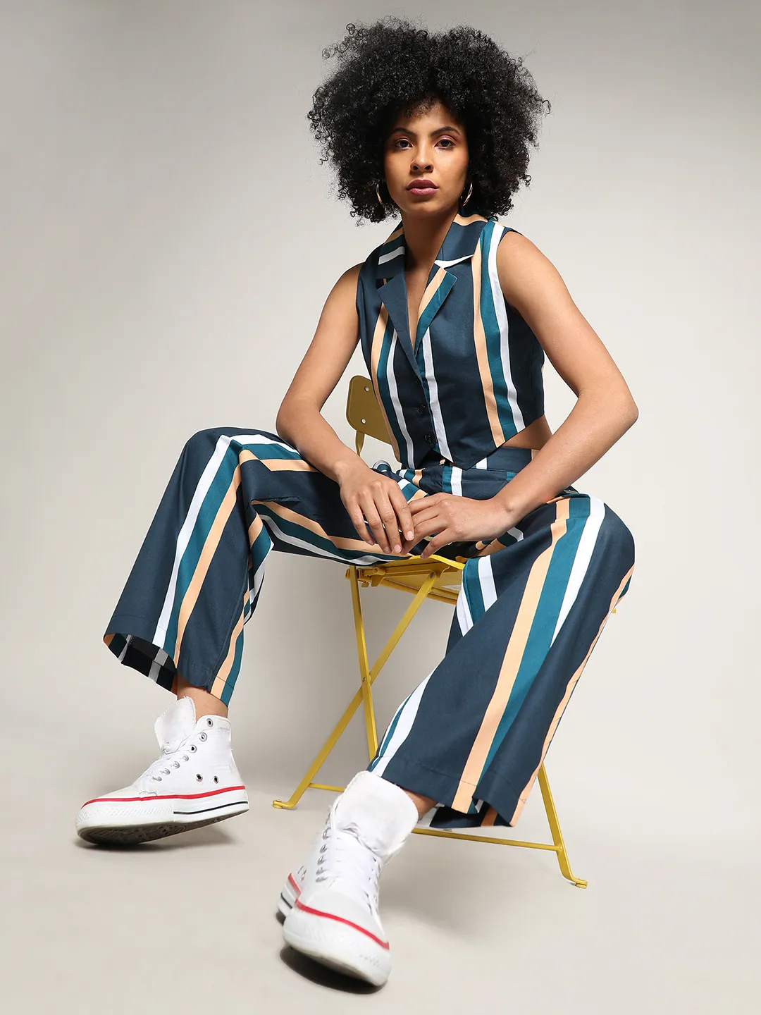 Striped Vest Co-Ord Set - Image 5