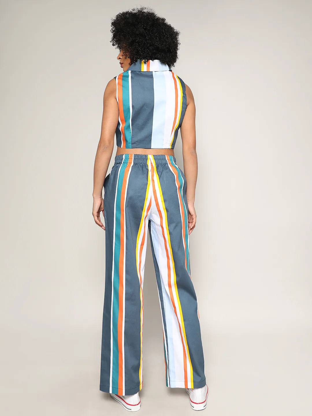 Striped Vest Co-Ord Set - Image 4