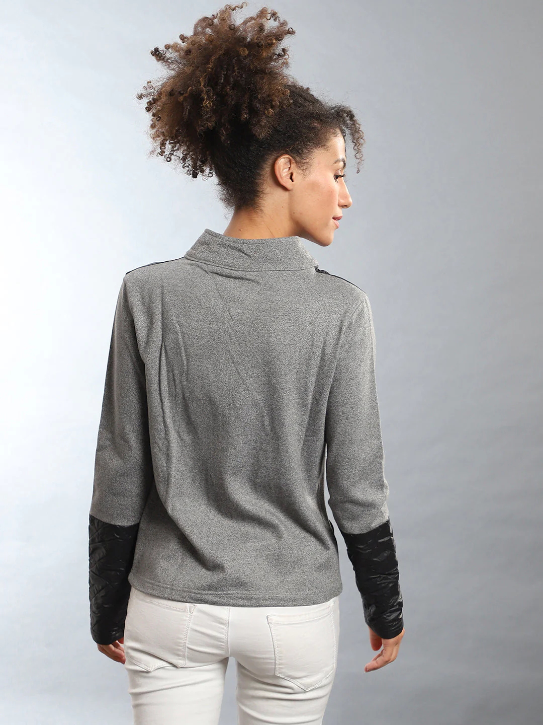 Stylish Color Block Jacket - Image 5