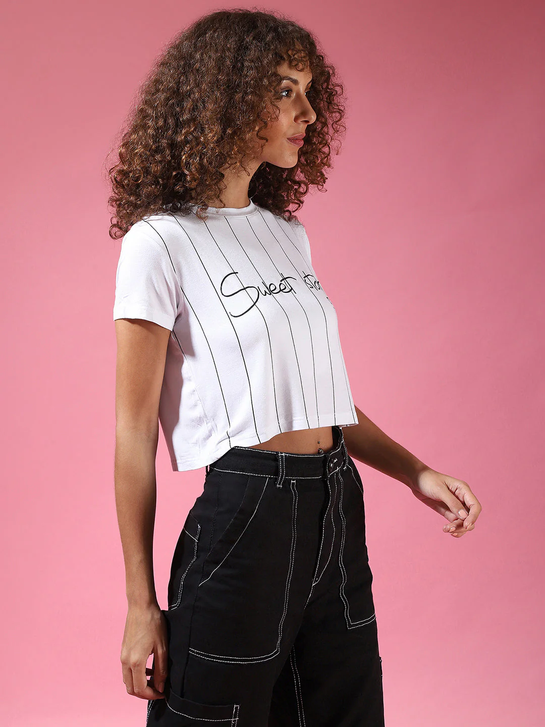 Sweet Day Pinstriped Top - Image 4