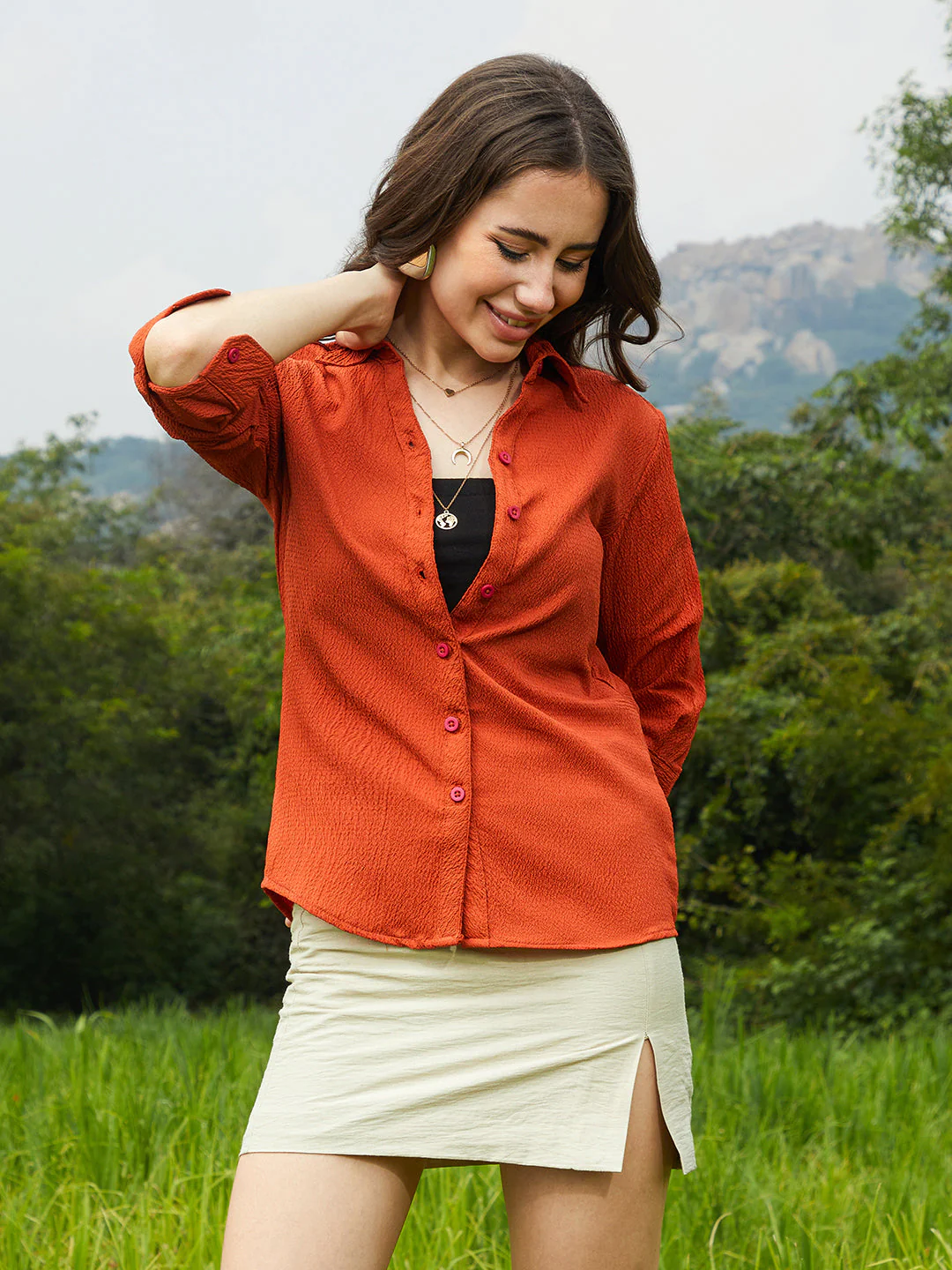 Textured Regular Fit Shirt - Image 2