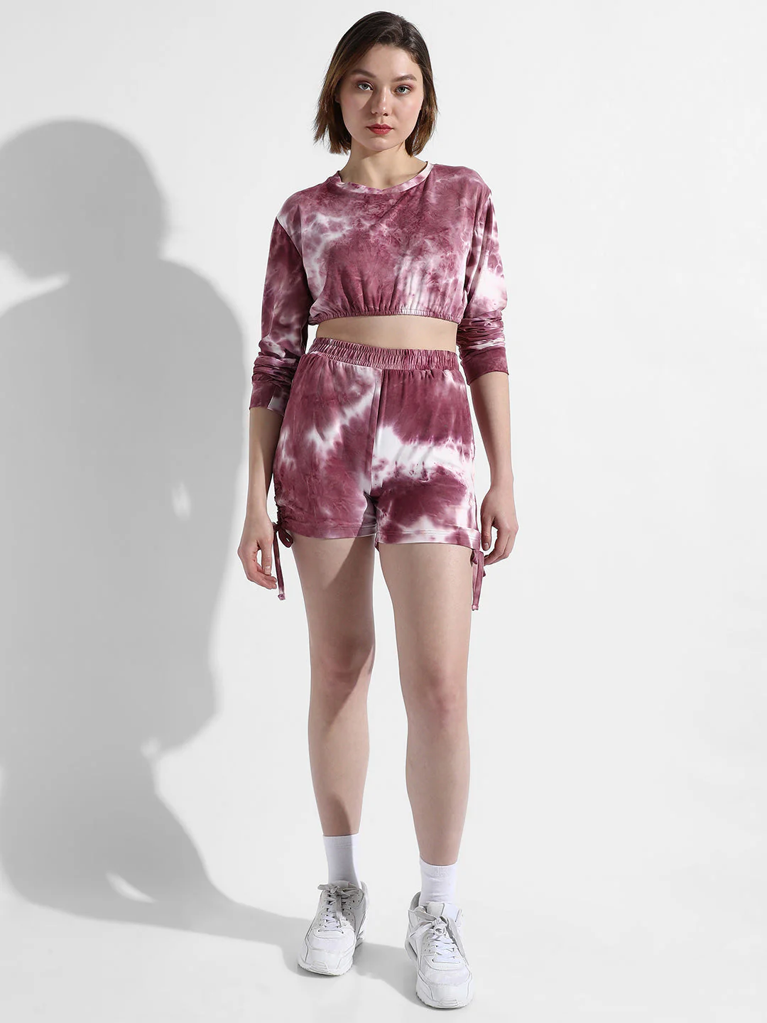 Tye-Dye Maroon Co-Ords Set - Image 4