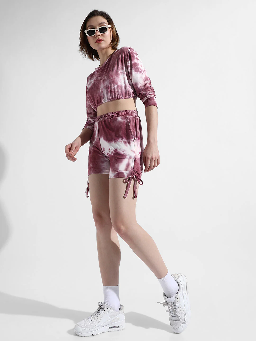 Tye-Dye Maroon Co-Ords Set - Image 5