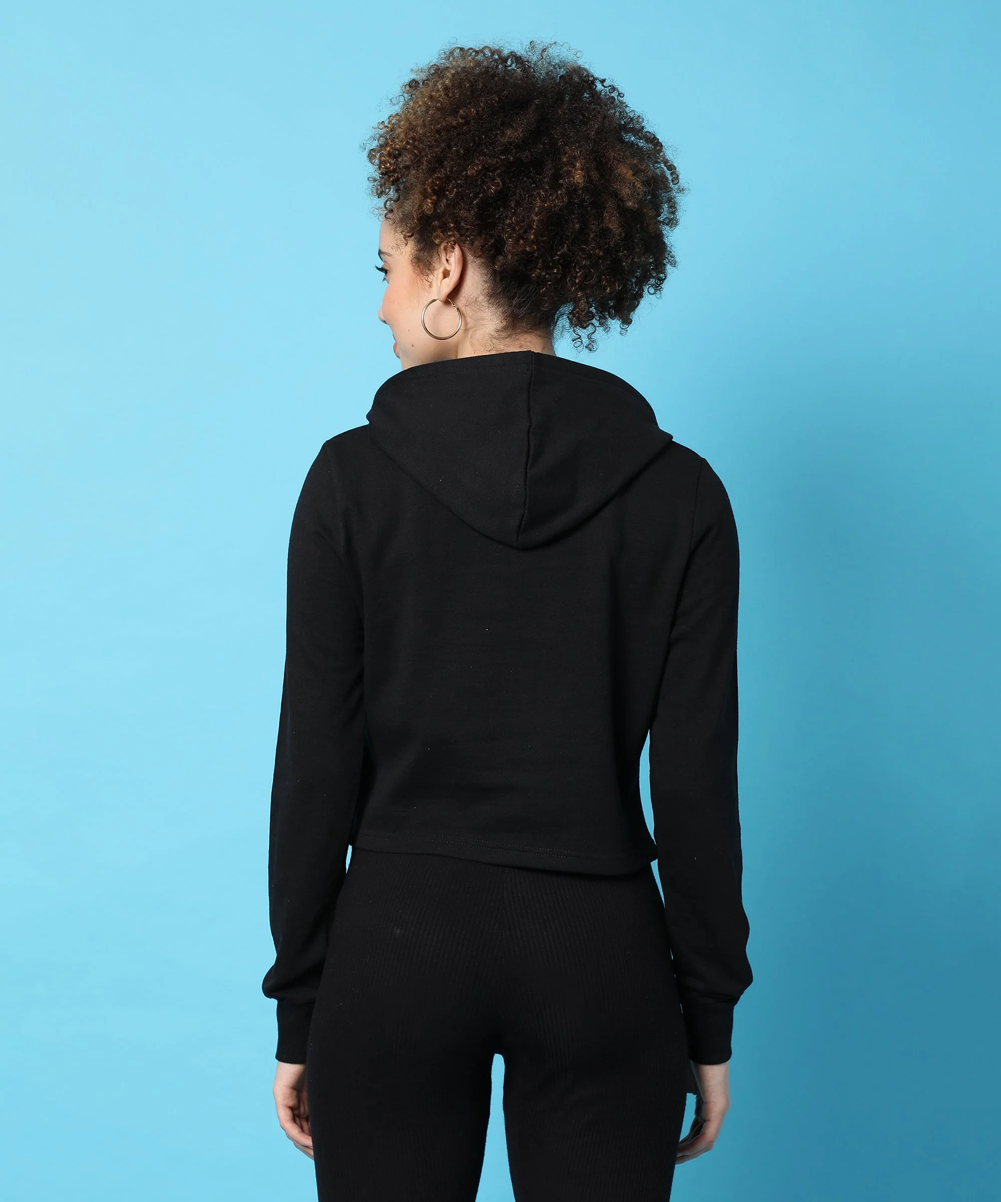 Typographic Print Hooded Sweatshirt - Image 4