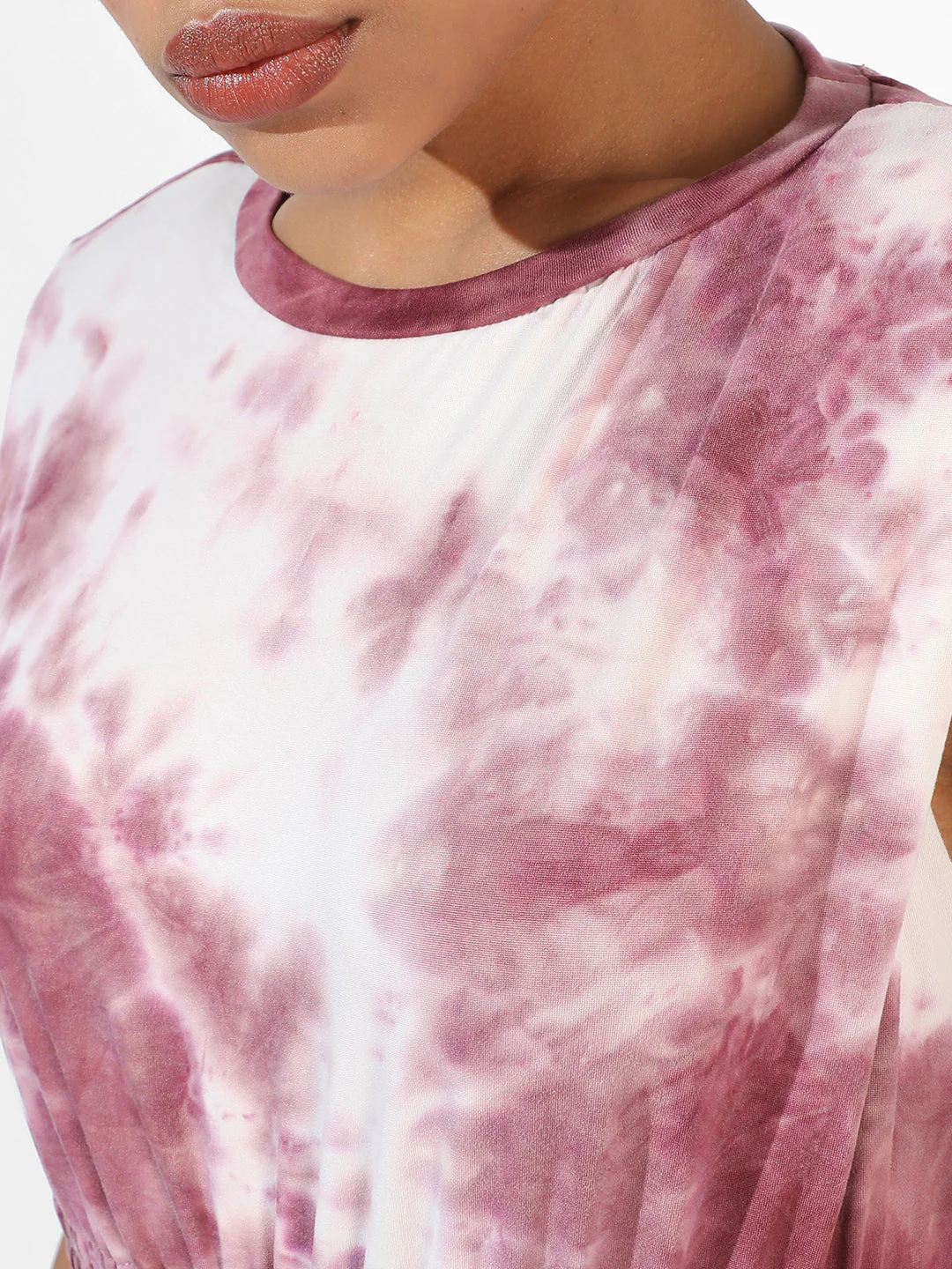 Wine Tie-Dye Co-Ords Set - Image 7
