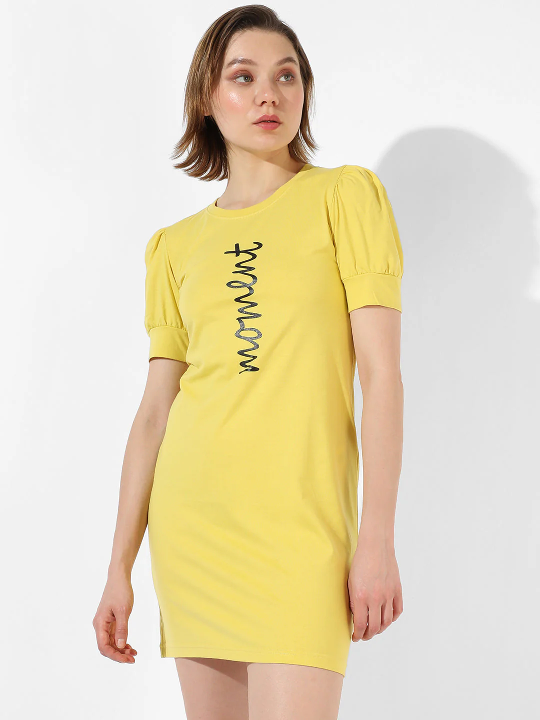 Yellow Printed Dress - Image 2
