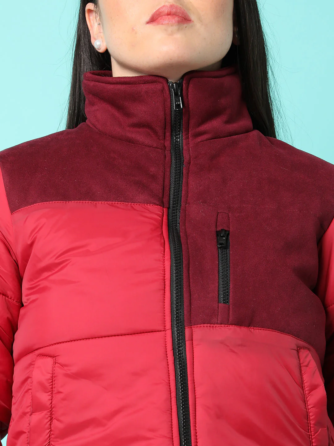 Zip-Front Bomber Jacket With Insert Pockets - Image 5