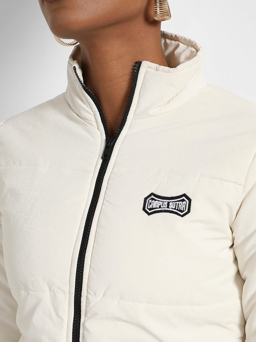 Zip-Front Bomber Jacket With Insert Pockets - Image 7