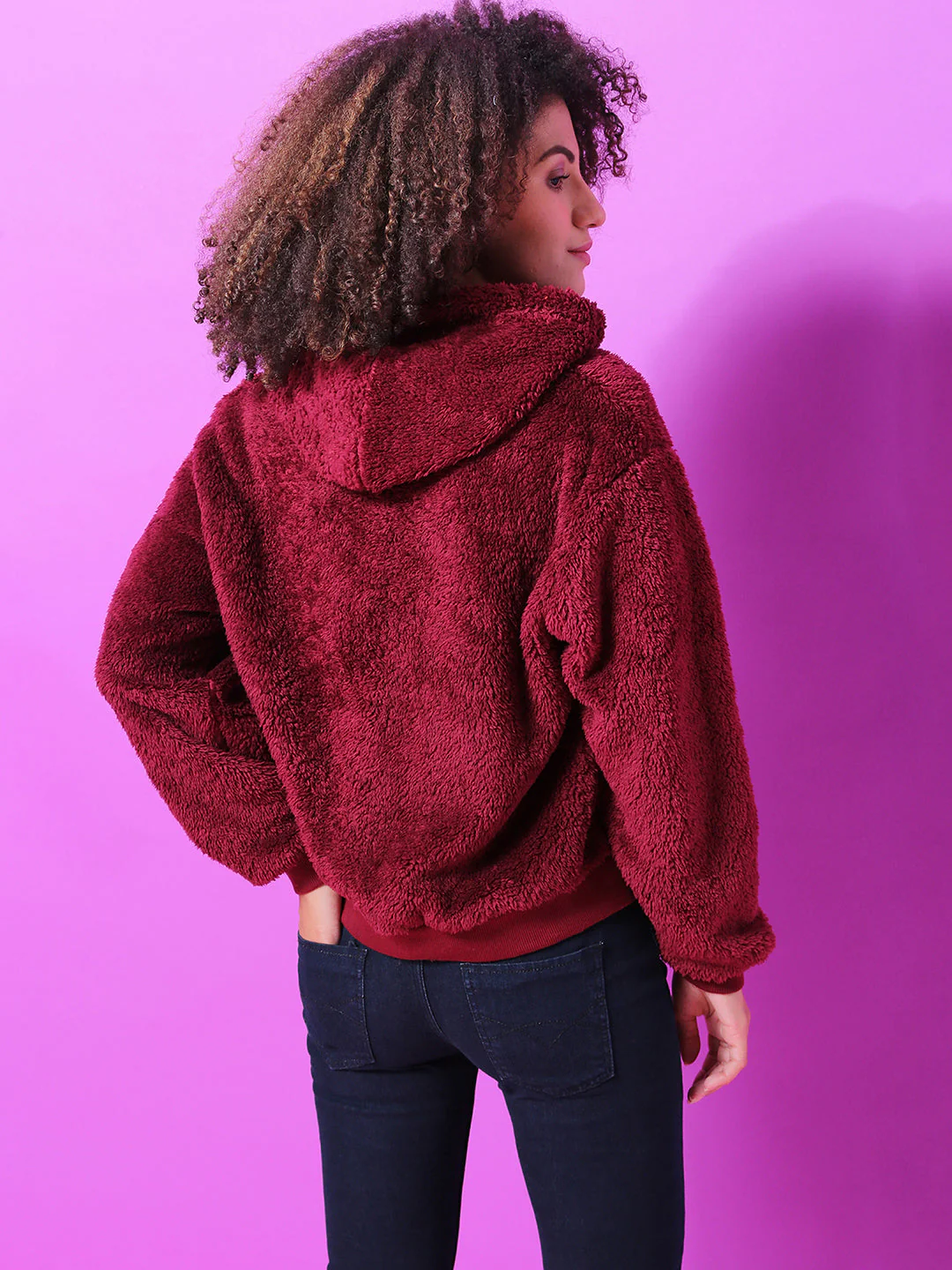 Zip-Front Fleece Hoodie - Image 4