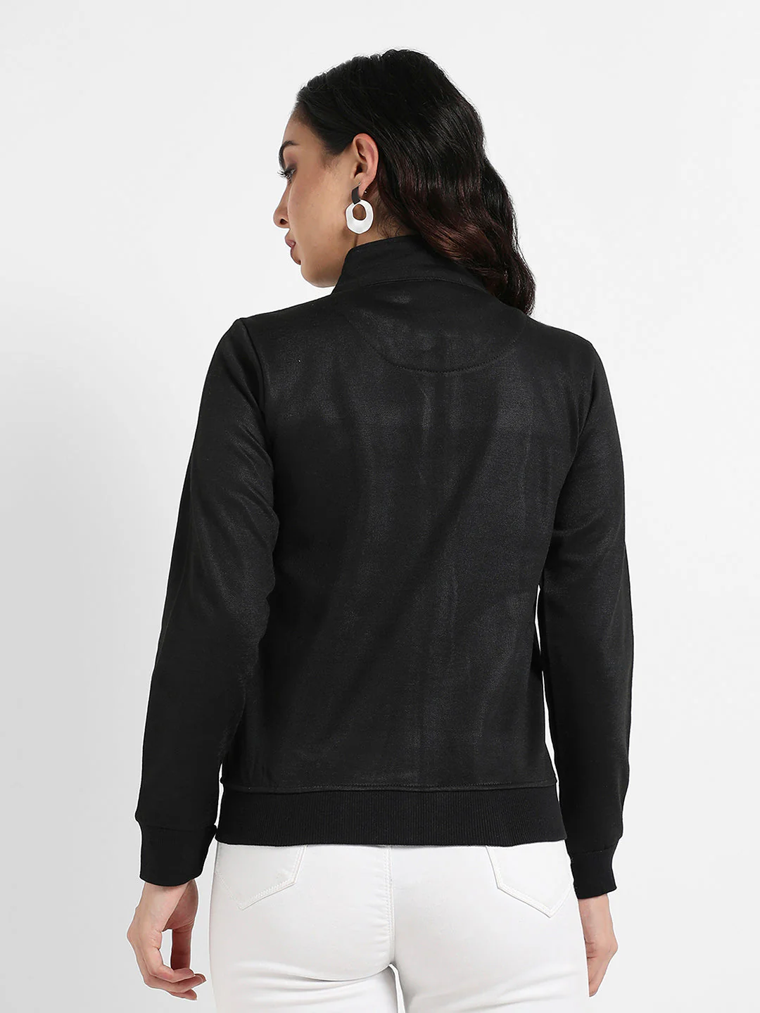 Zip-Front Jacket With Quilted Details - Image 4