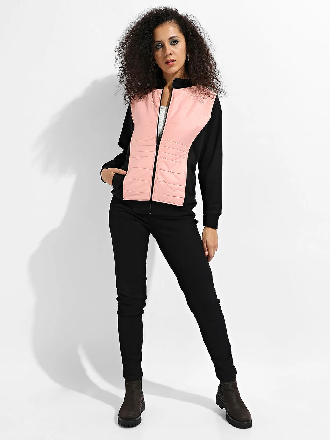 Zip-Front Jacket With Quilted Details - Image 6