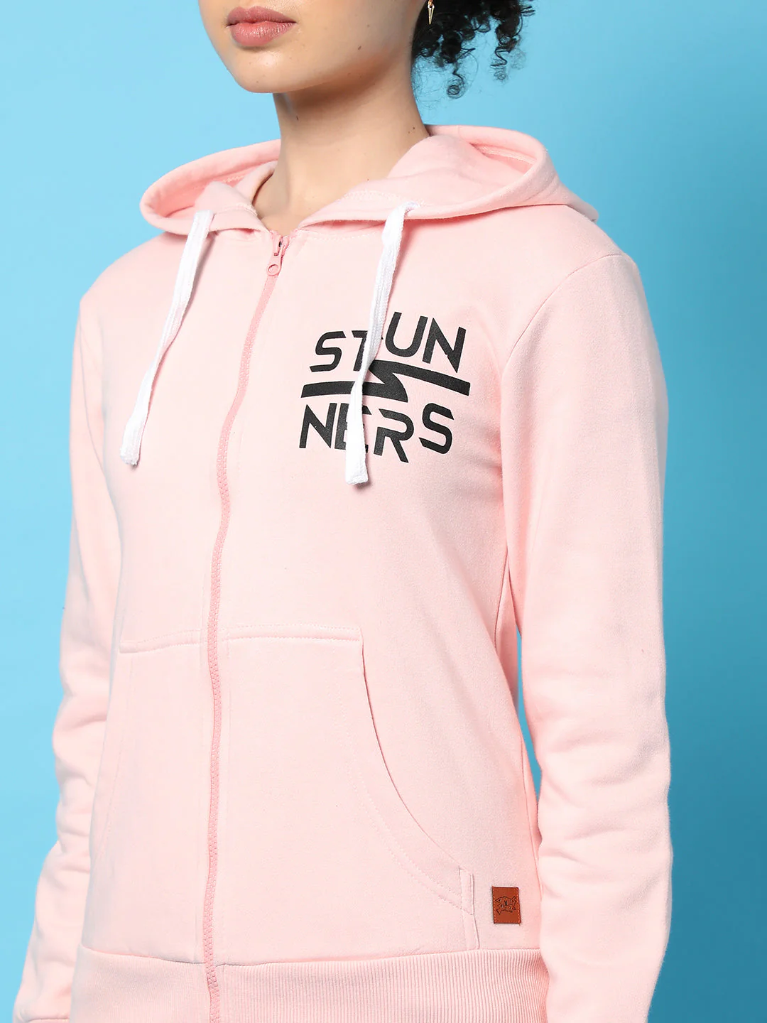 Zip-Front Stunners Hoodie With Kangaroo Pockets - Image 5