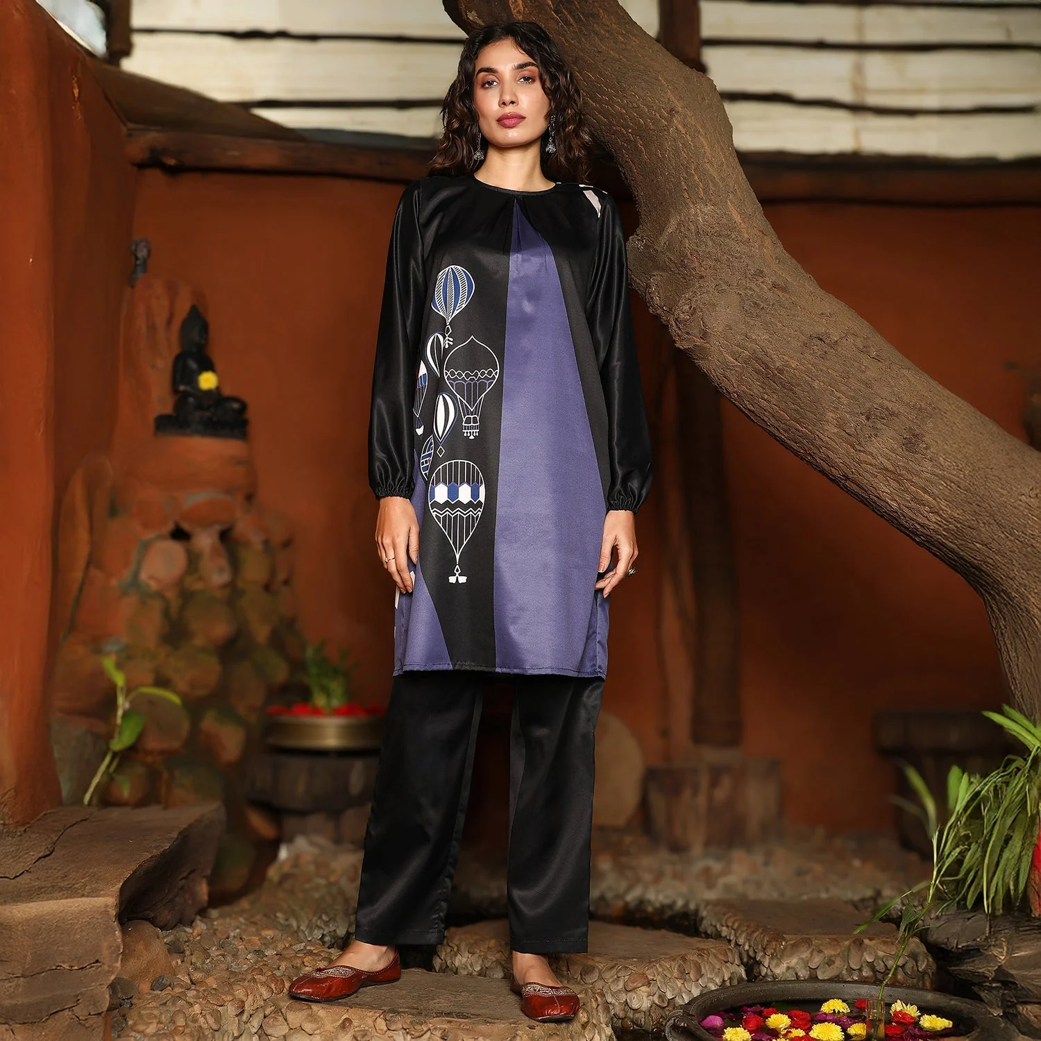 Buoyant Block Kurta Set - Image 2