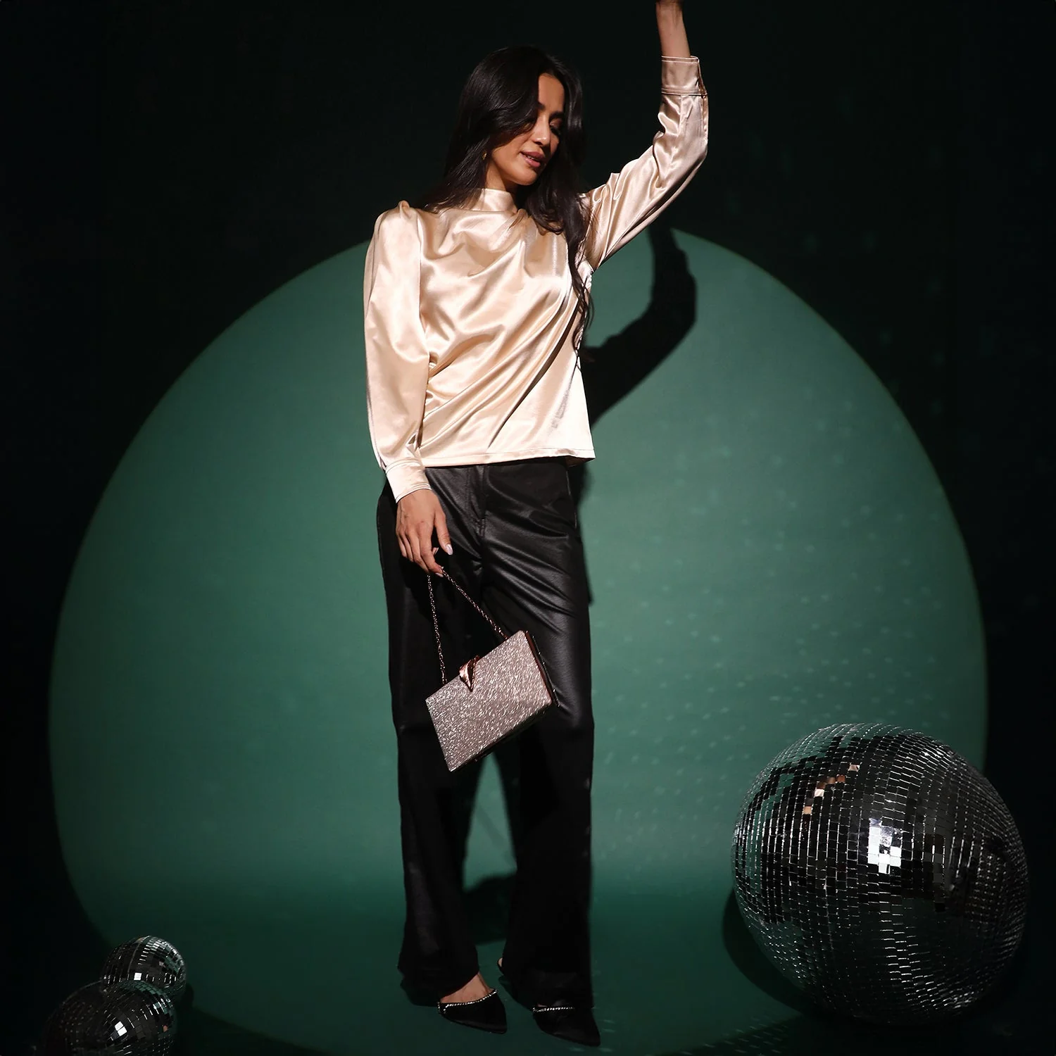 Solid Draped Top - Image 6