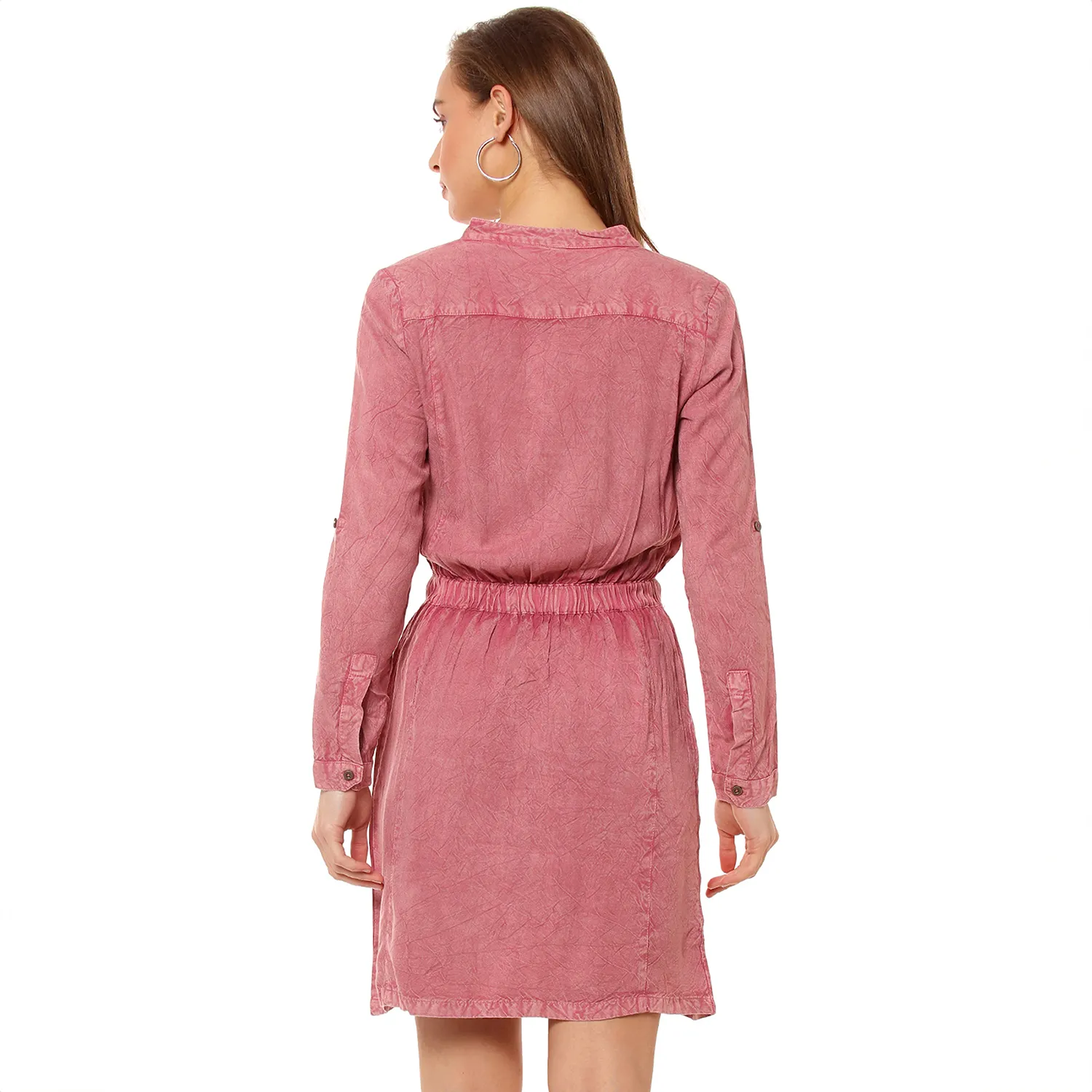 Light-Wash Mini Dress - Image 3