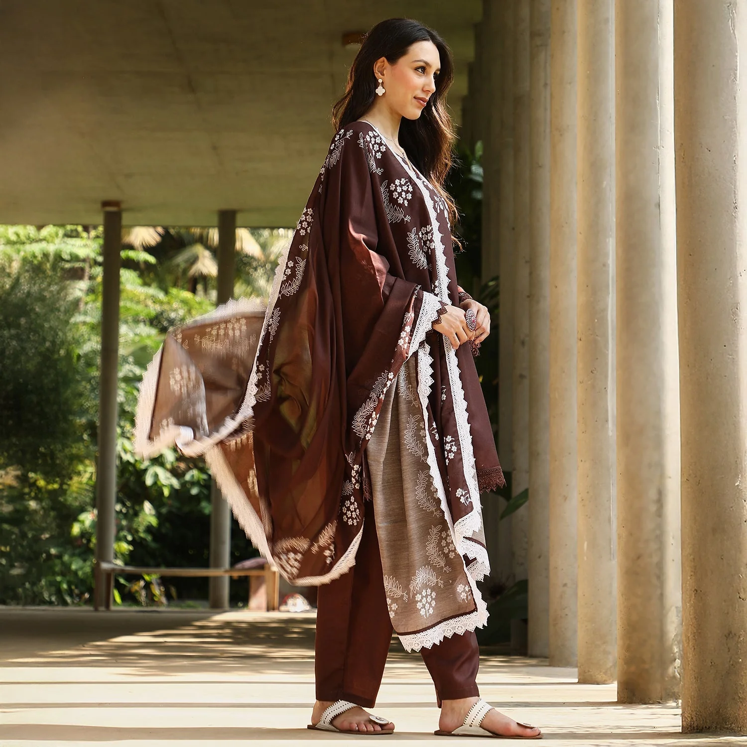 Flora-Block Kurta Set - Image 10