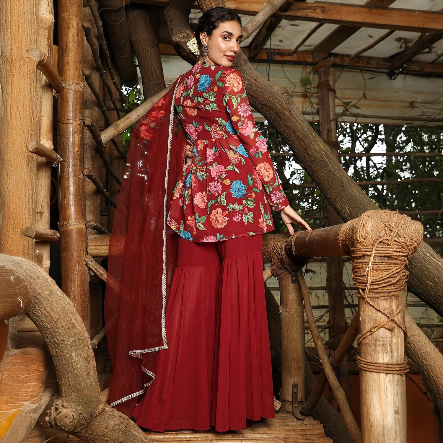 Flora Cluster Sharara Set - Image 7