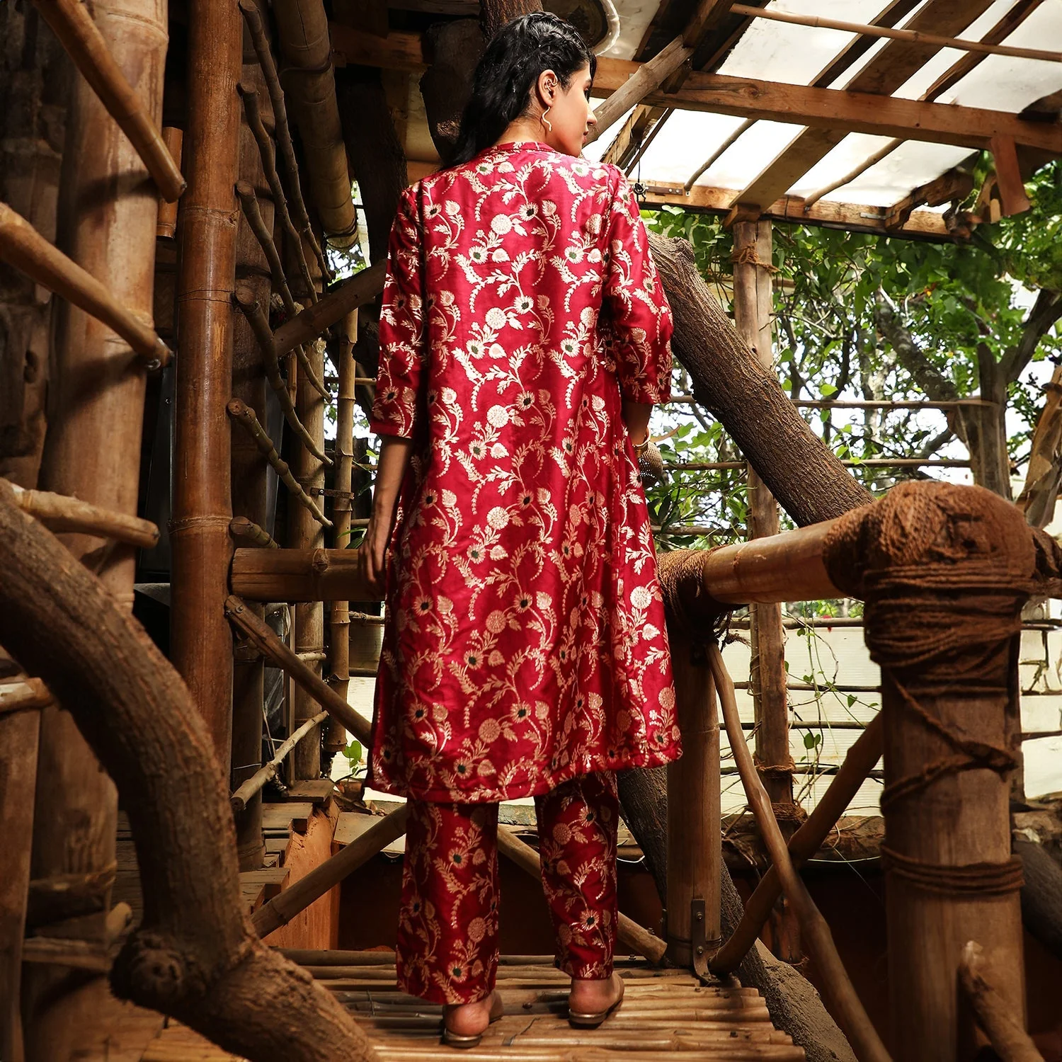 Flora Jacquard Co-Ord Set - Image 5