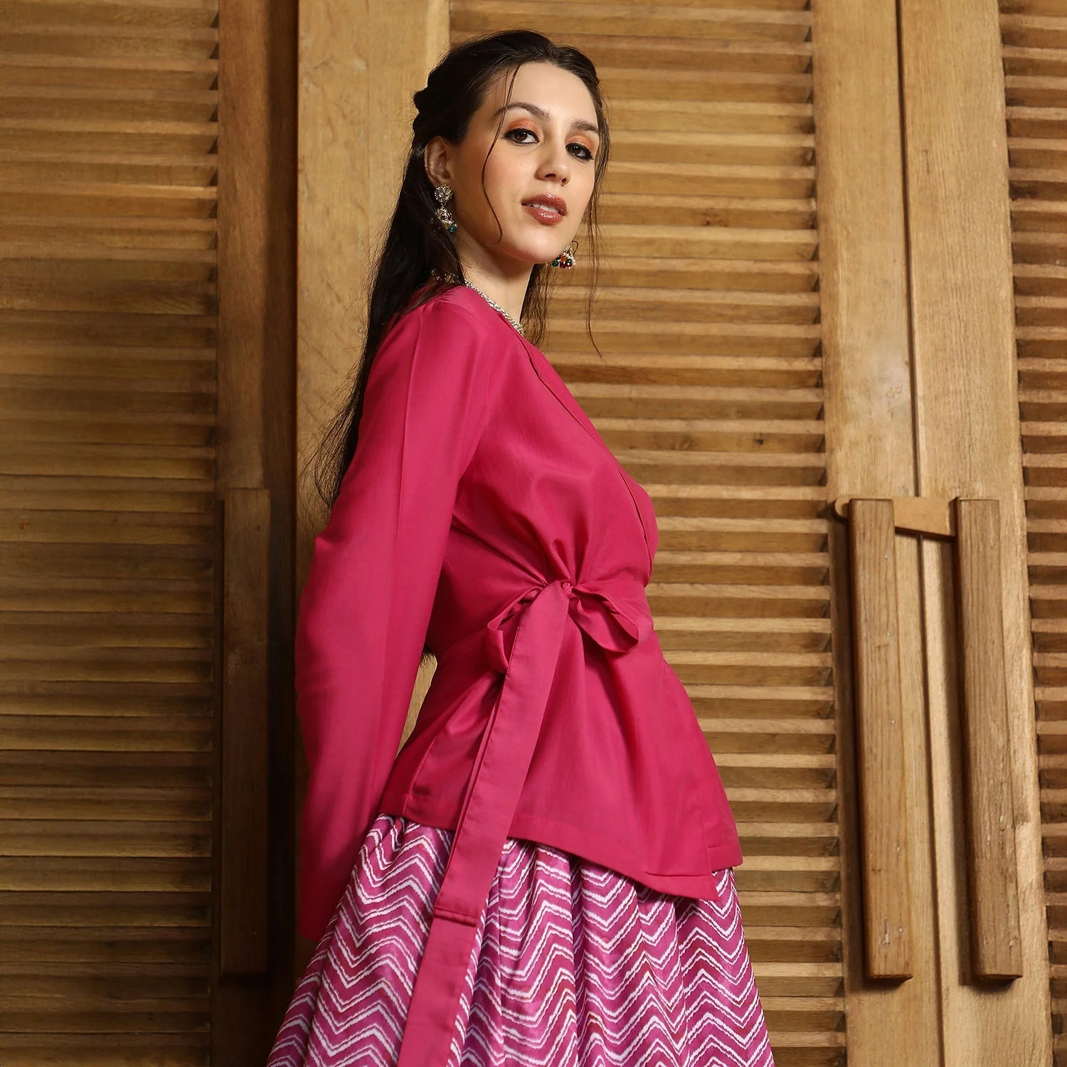 Chevron-Wrap Co-Ord Set - Image 5