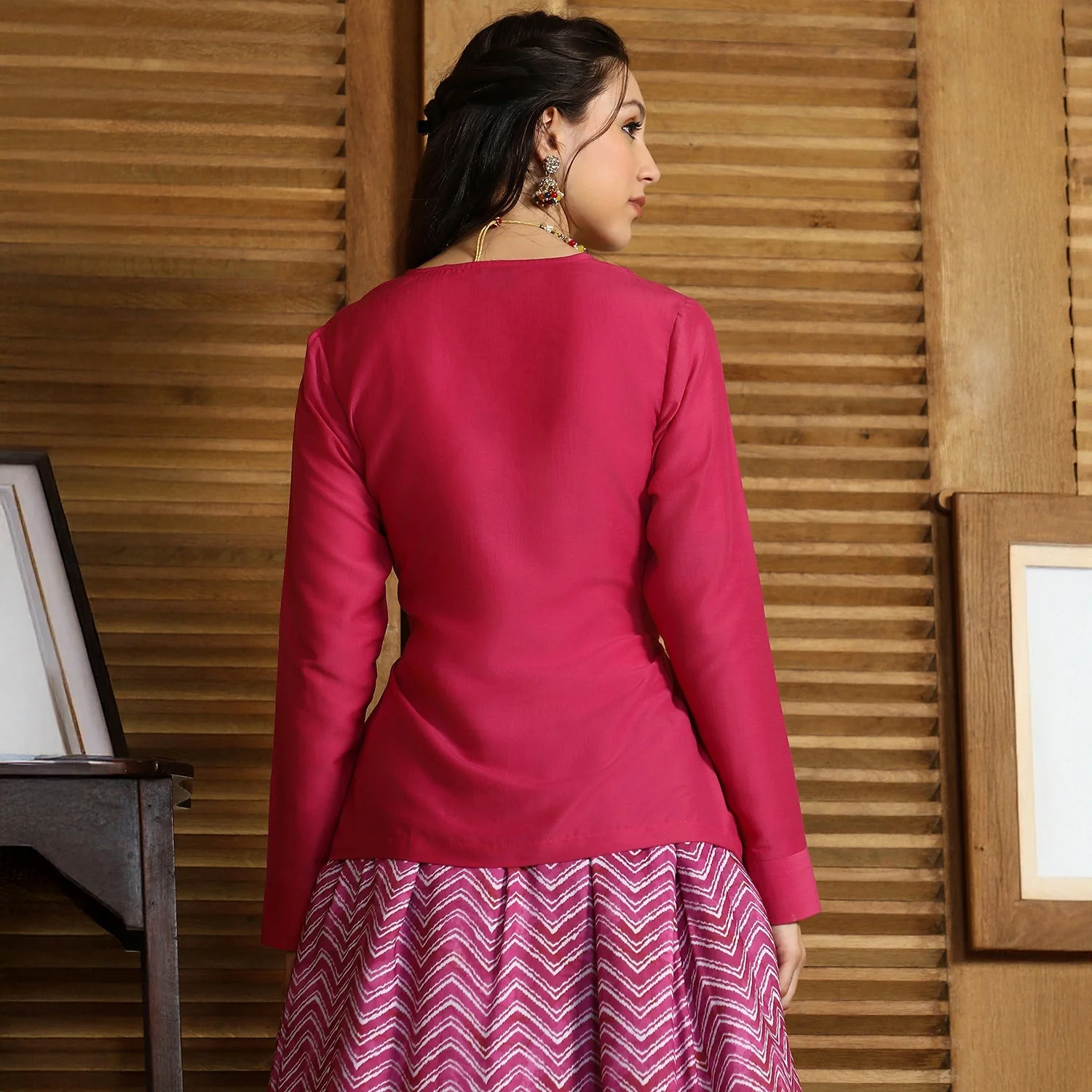 Chevron-Wrap Co-Ord Set - Image 7