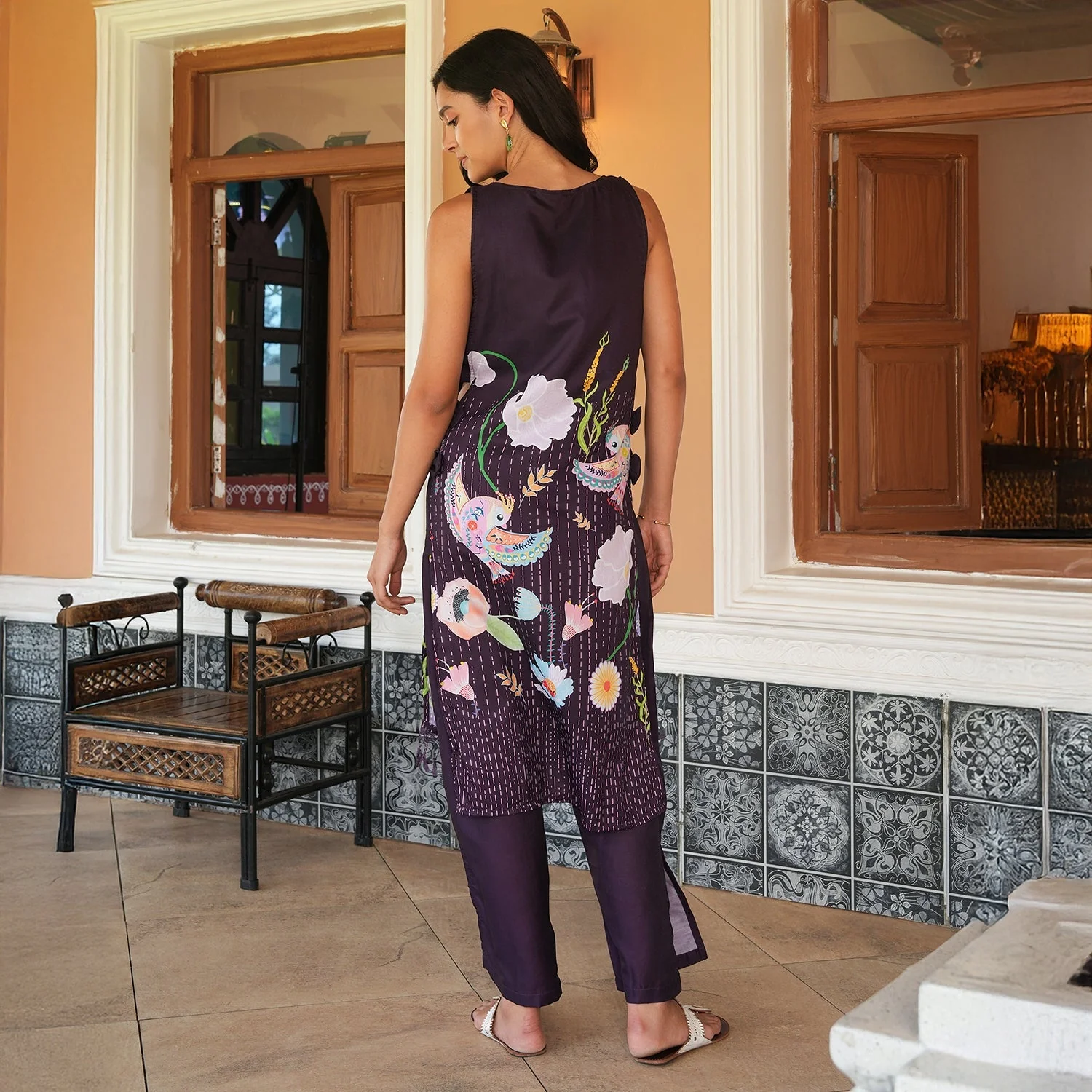 Edena Mural Kurta Set - Image 5