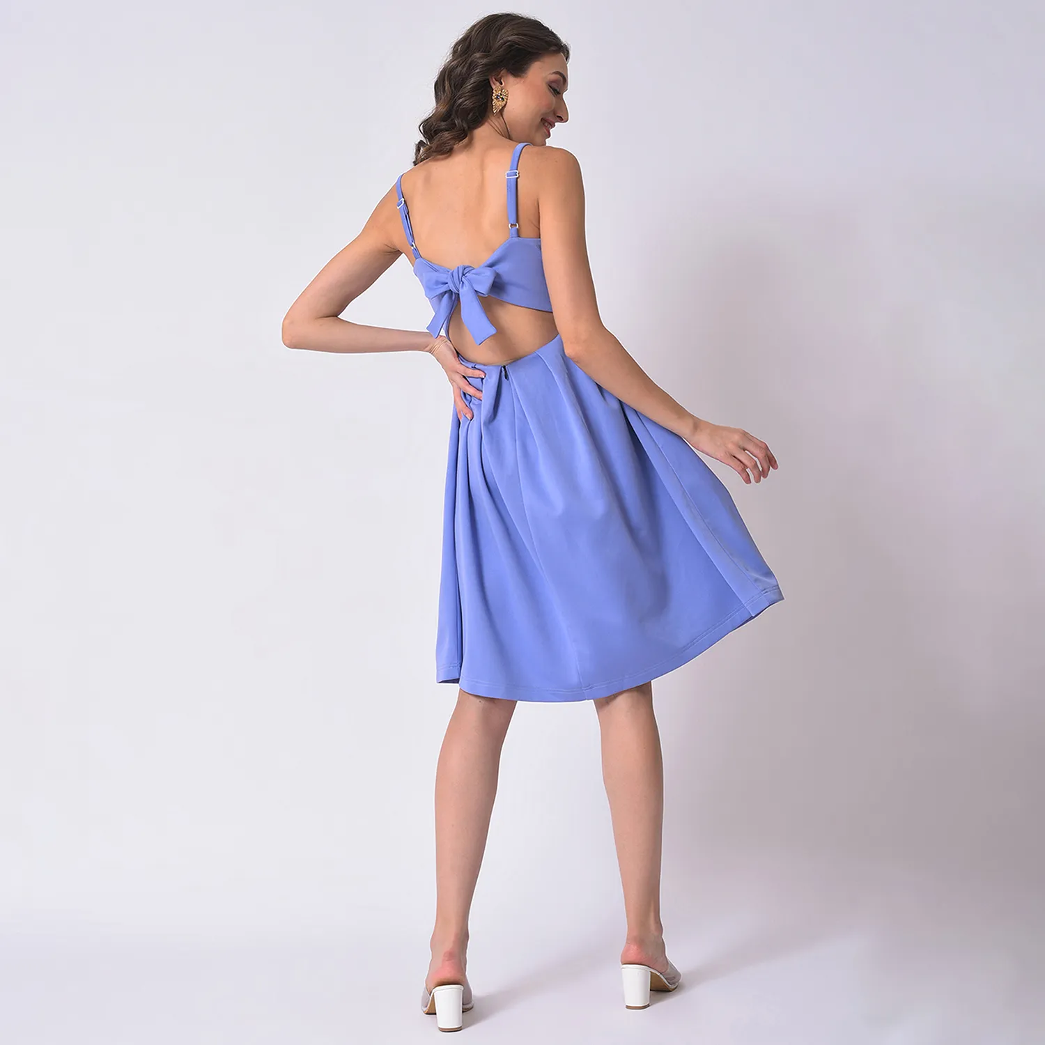 Cut-Out Tie-Up Dress - Image 5