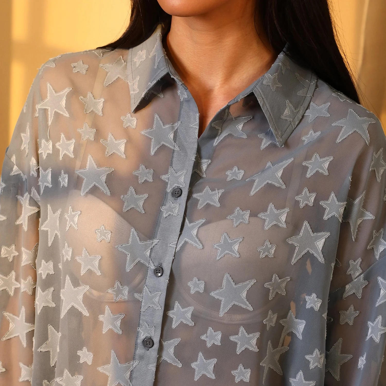 Star Sheer Shirt - Image 7
