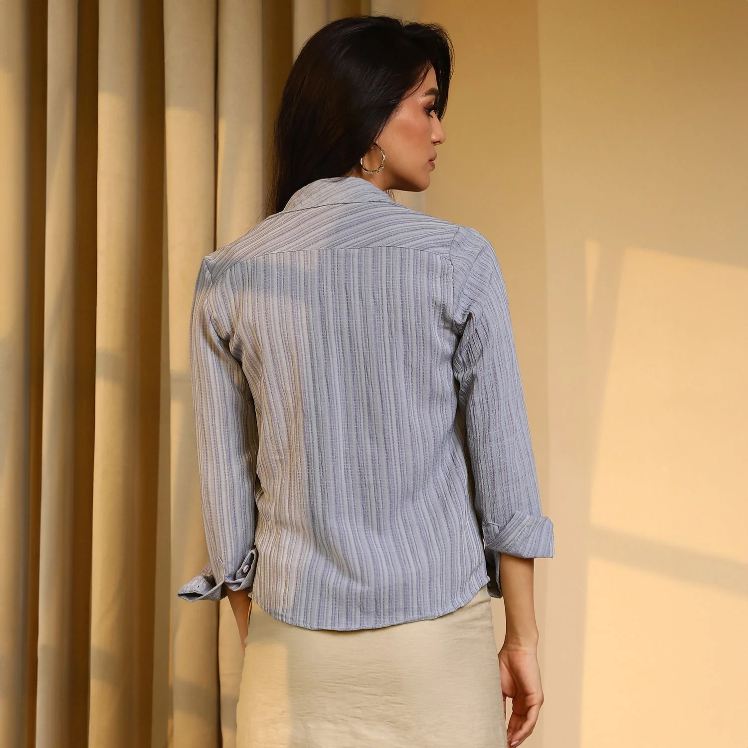 Textured Regular Shirt - Image 4